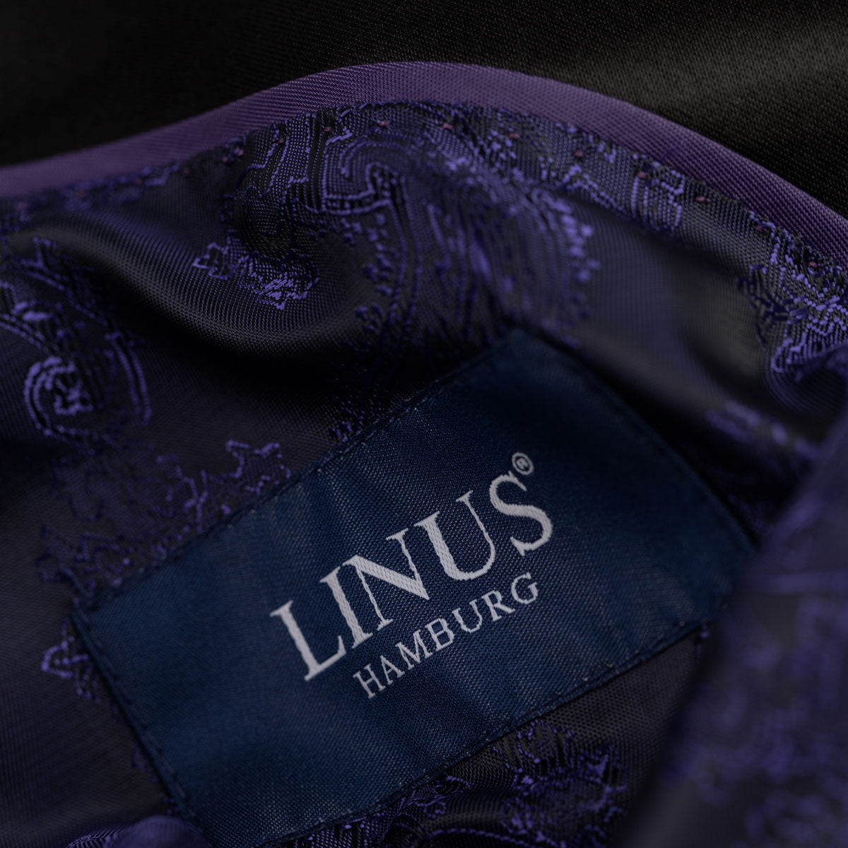 Smoking Sakko Fano aus Samt in schwarz schwarz Bild 7