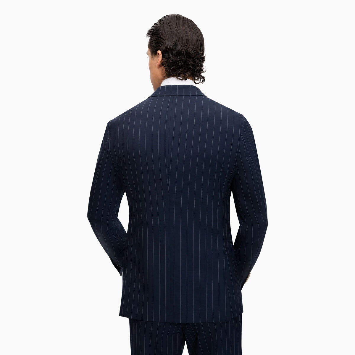 Anzug Cavo in Blau mit Nadelstreifen Blau gestreift Bild 3