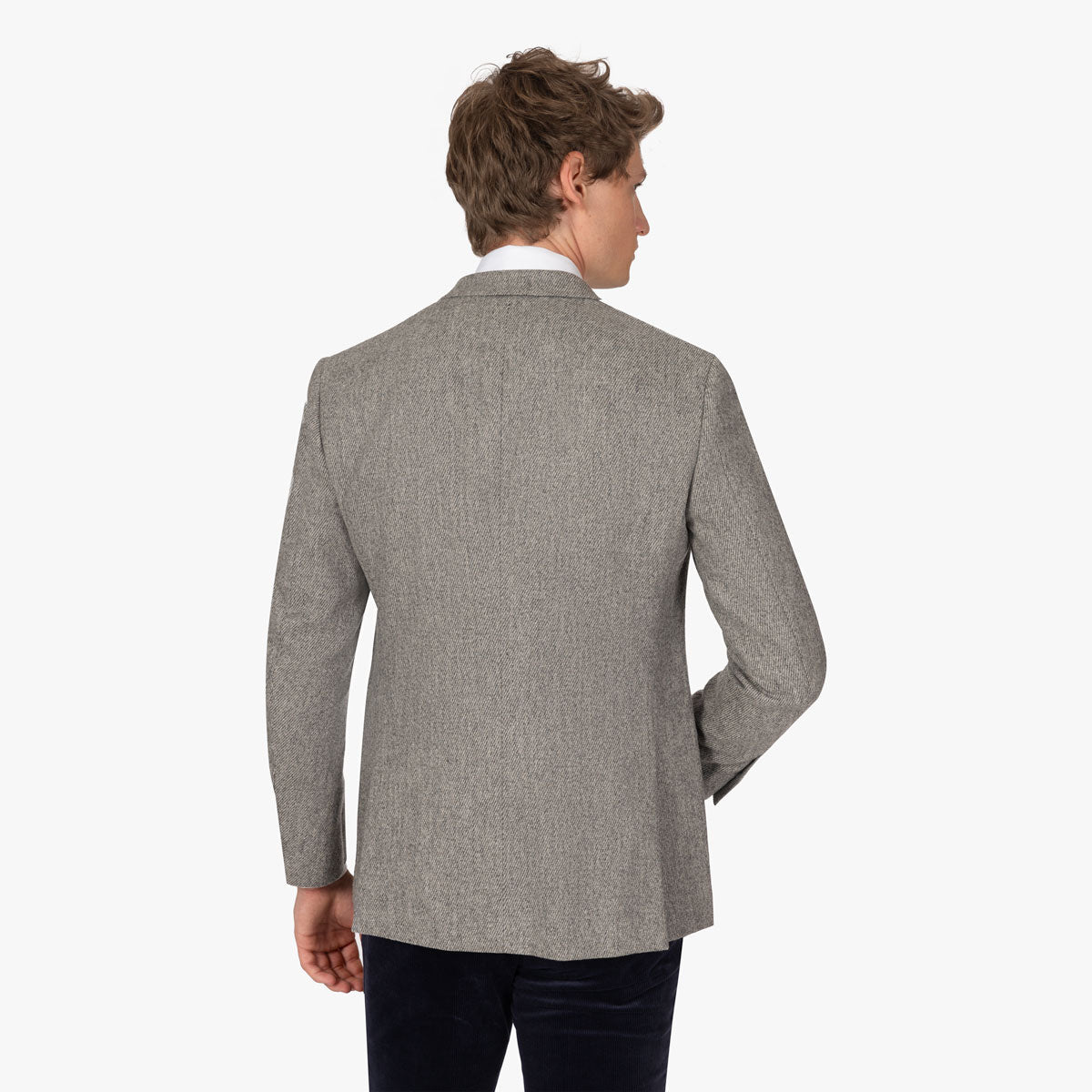 Sakko Pesaro aus Schurwolle und Kaschmir in Grau grau/gemustert Bild 3