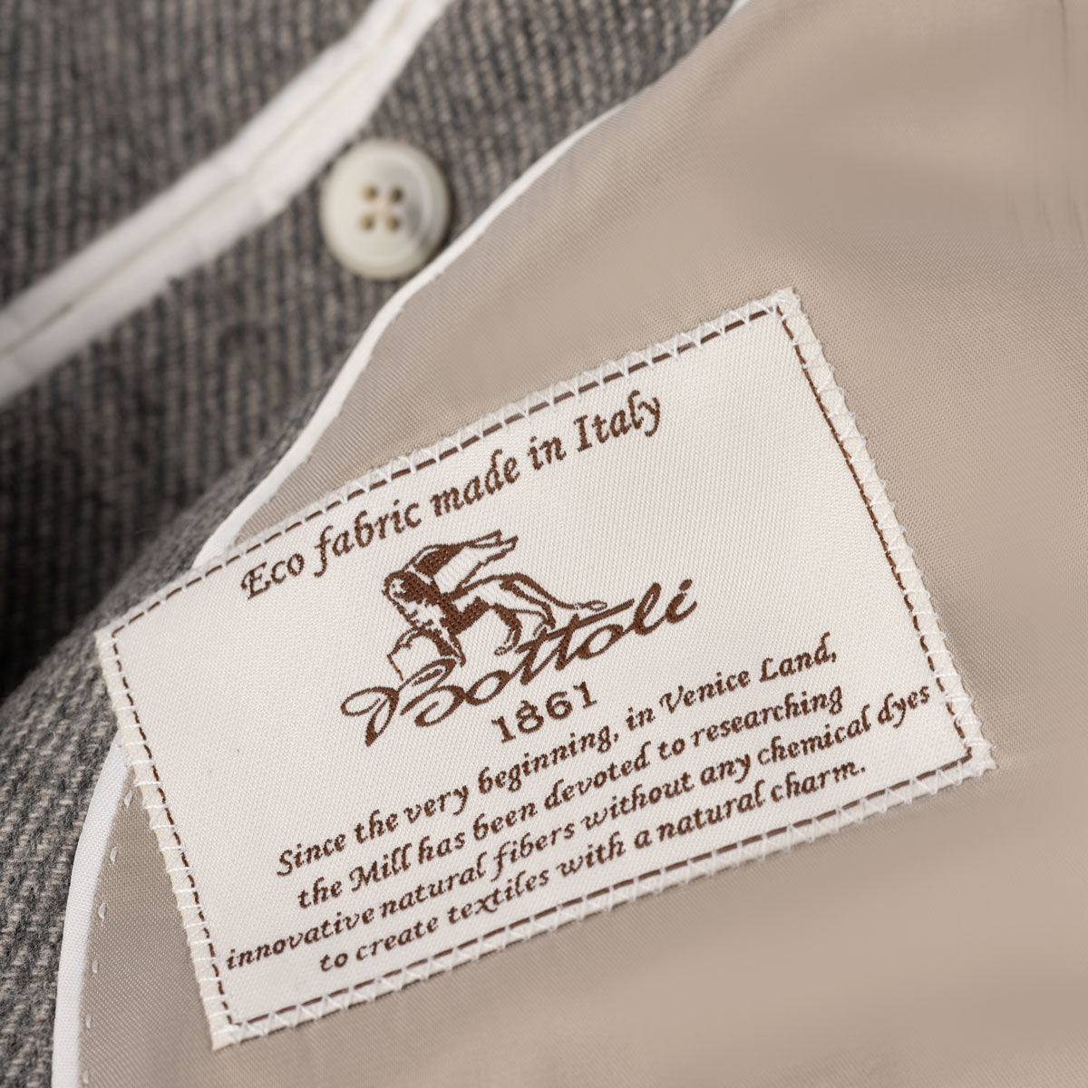 Sakko Pesaro aus Schurwolle und Kaschmir in Grau grau/gemustert Bild 7