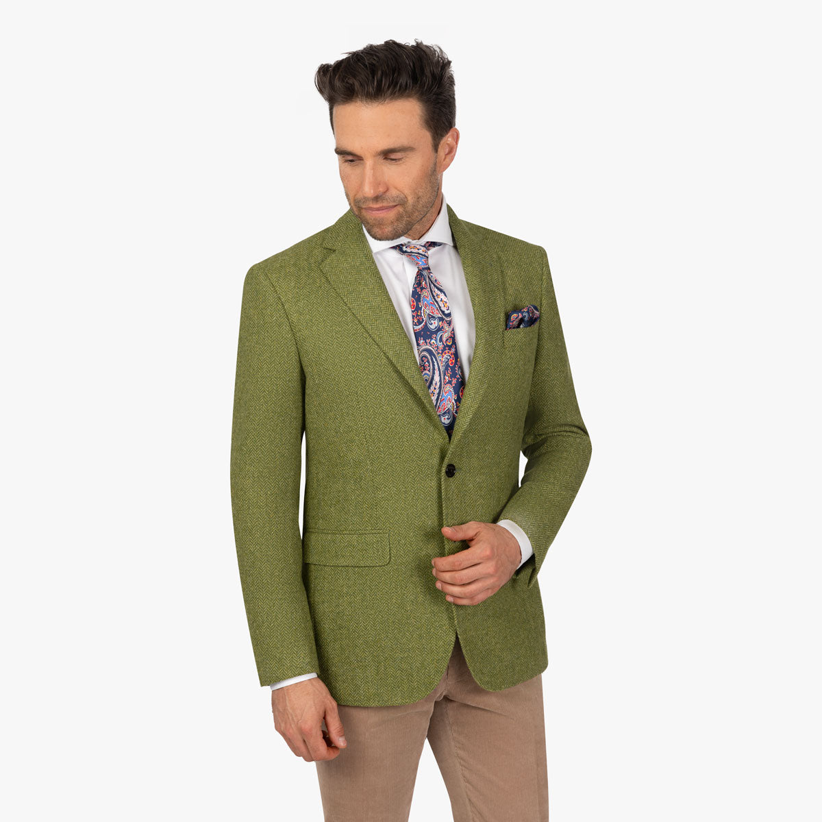 Sakko Prato aus Schurwolle in Grün grün Bild 1