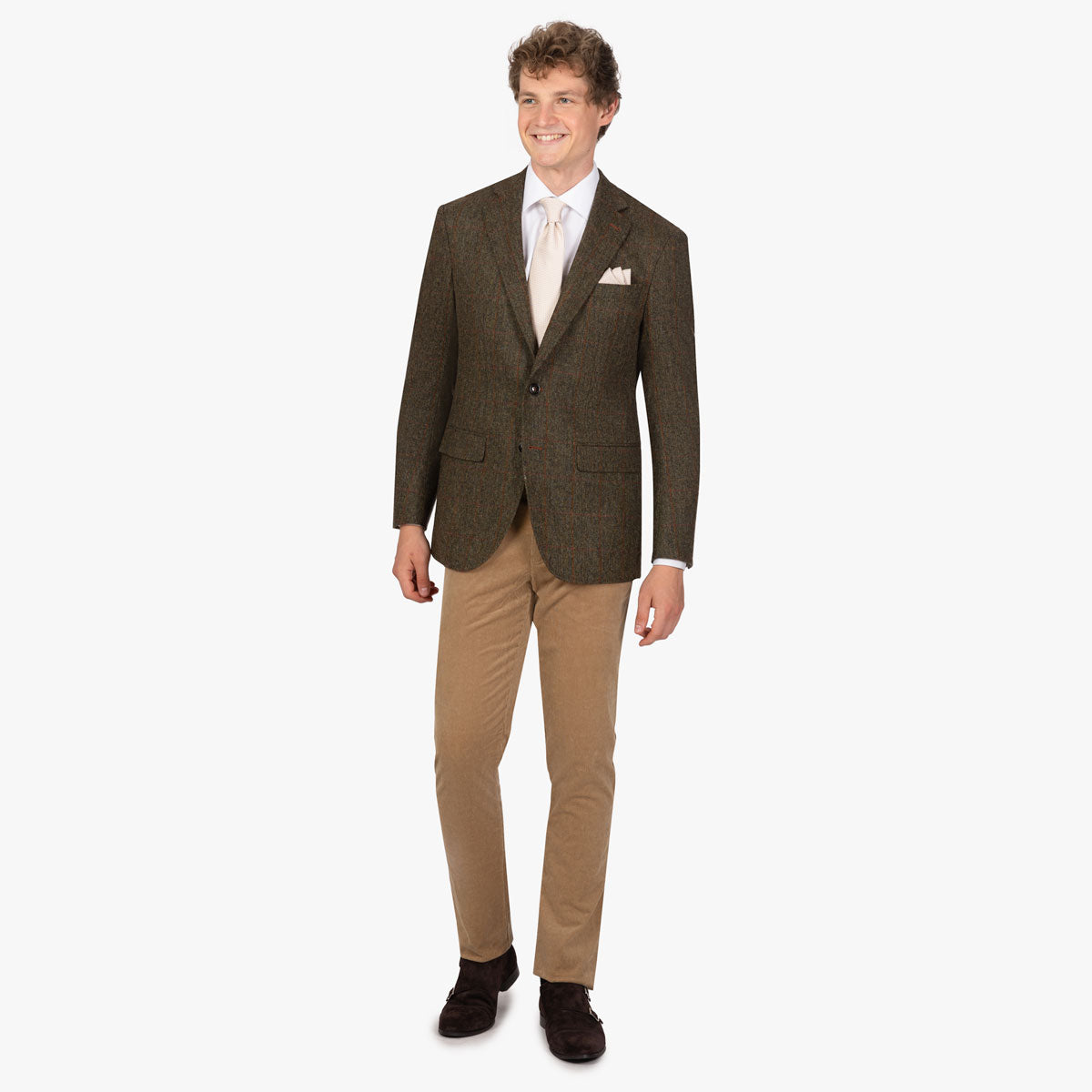 Sakko Prato aus Schurwolle in Dunkelgrün grün Bild 2