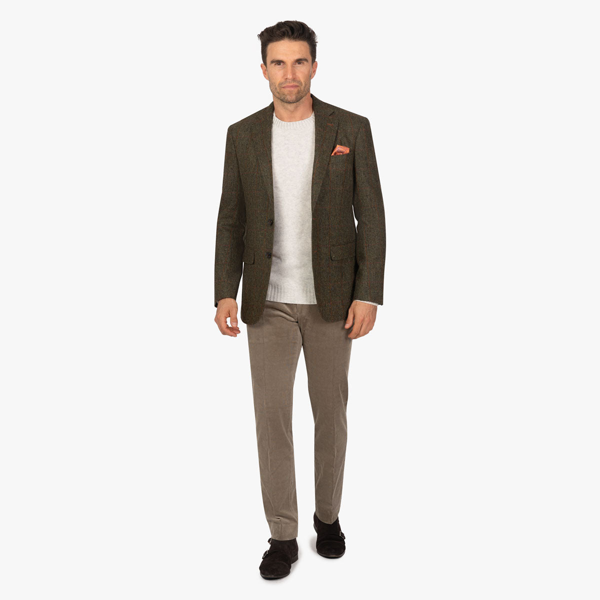 Sakko Prato aus Schurwolle in Dunkelgrün grün Bild 8