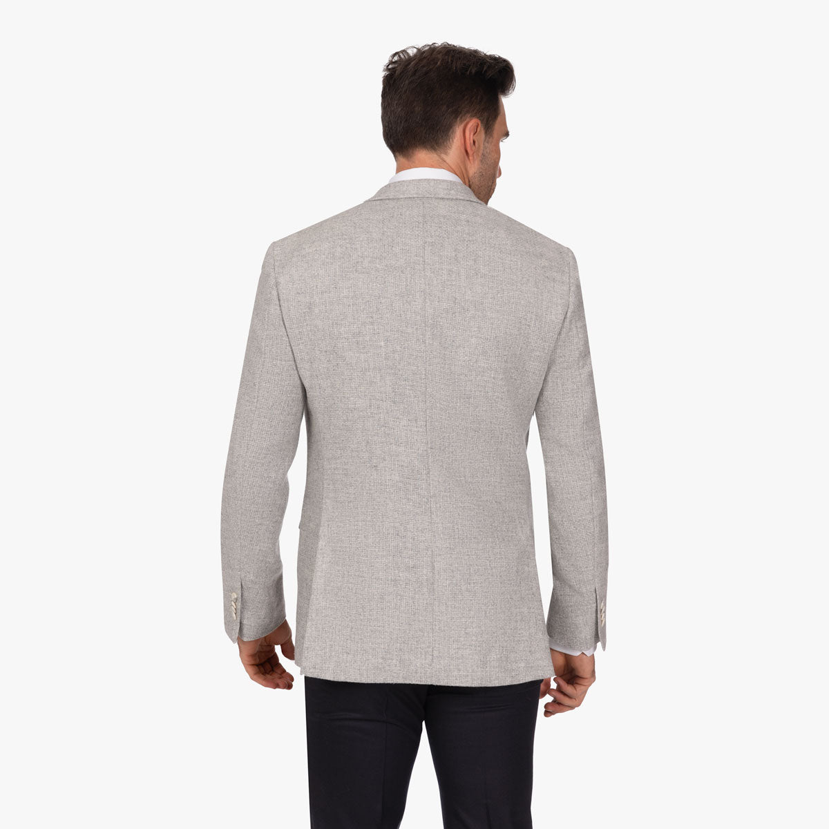 Sakko Prato aus Schurwolle und Kaschmir in Hellgrau hellgrau Bild 2