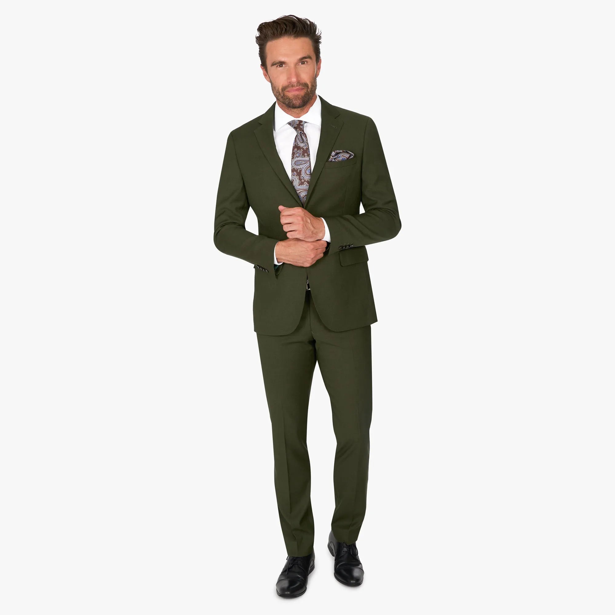 Anzug Genf im eleganten Grün grün Bild 1