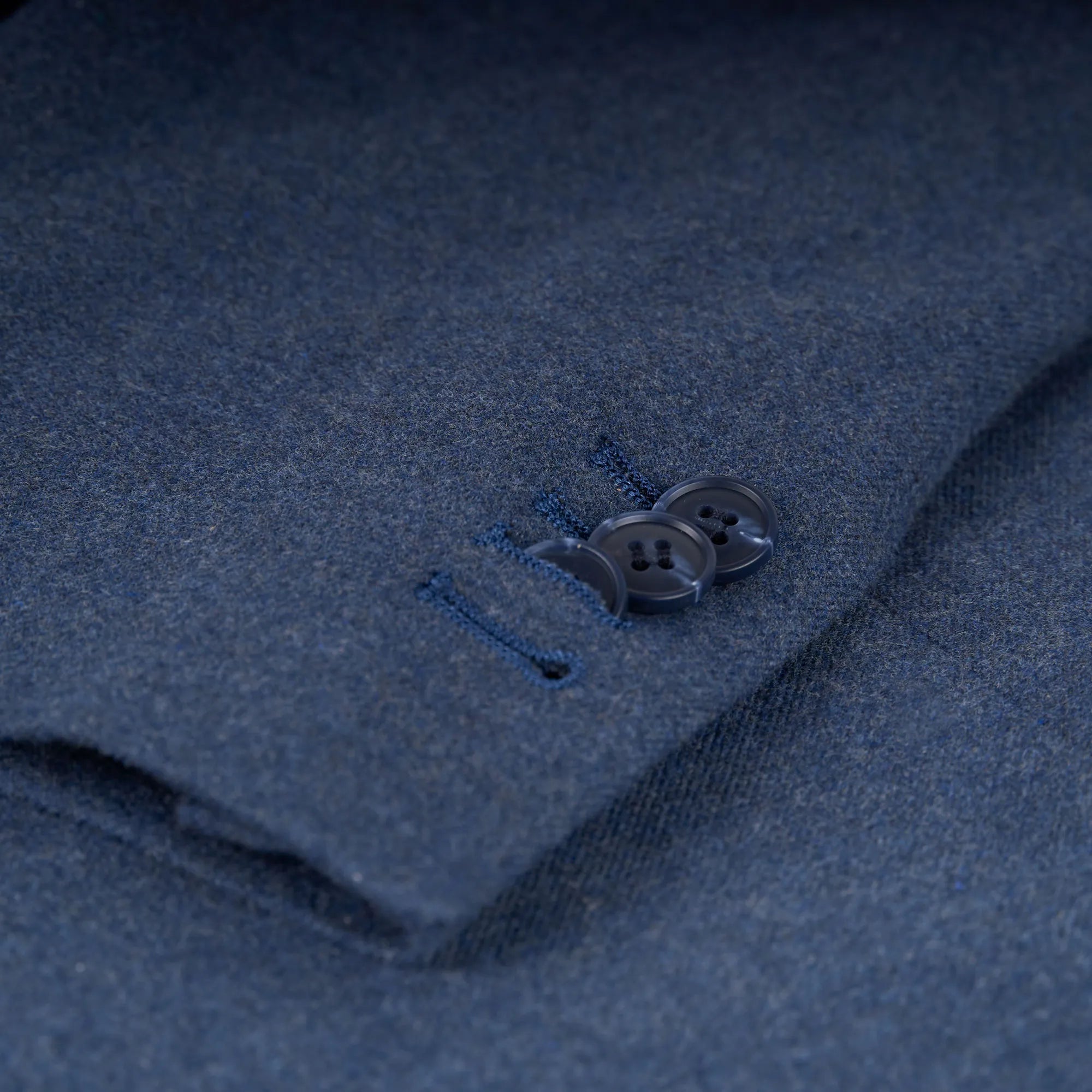 Anzug Genf in Blau aus Wolle und Elasthan blau Bild 4