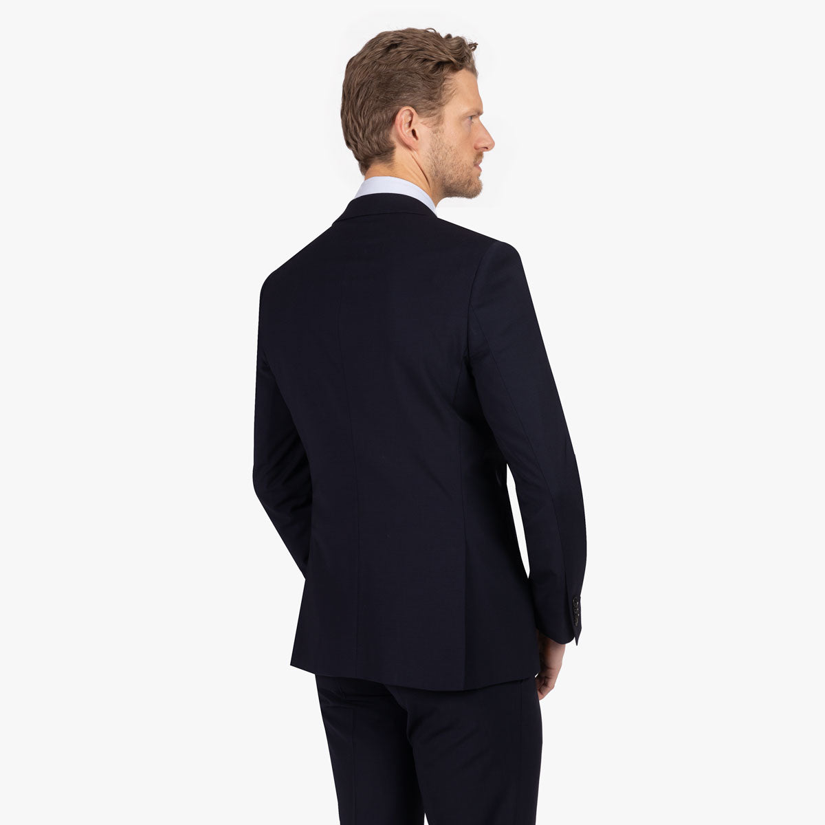 Anzug Genf mit R-Bund in dunkelblau dkl. blau Bild 4
