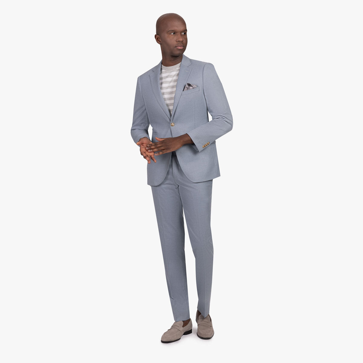 Anzug Pesaro in hellblau hellblau Bild 1