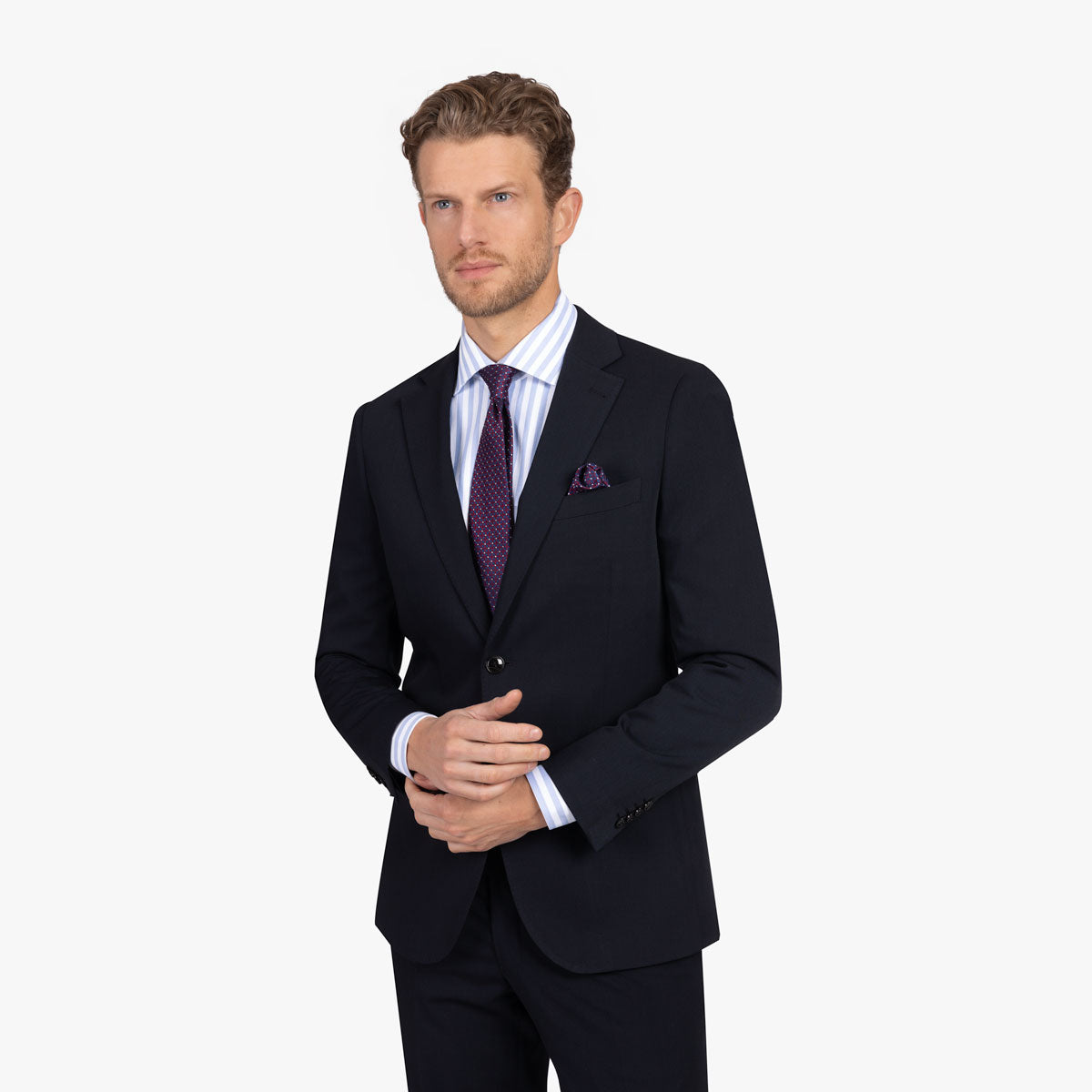 Anzug Prato in dunkelblau blau Bild 2