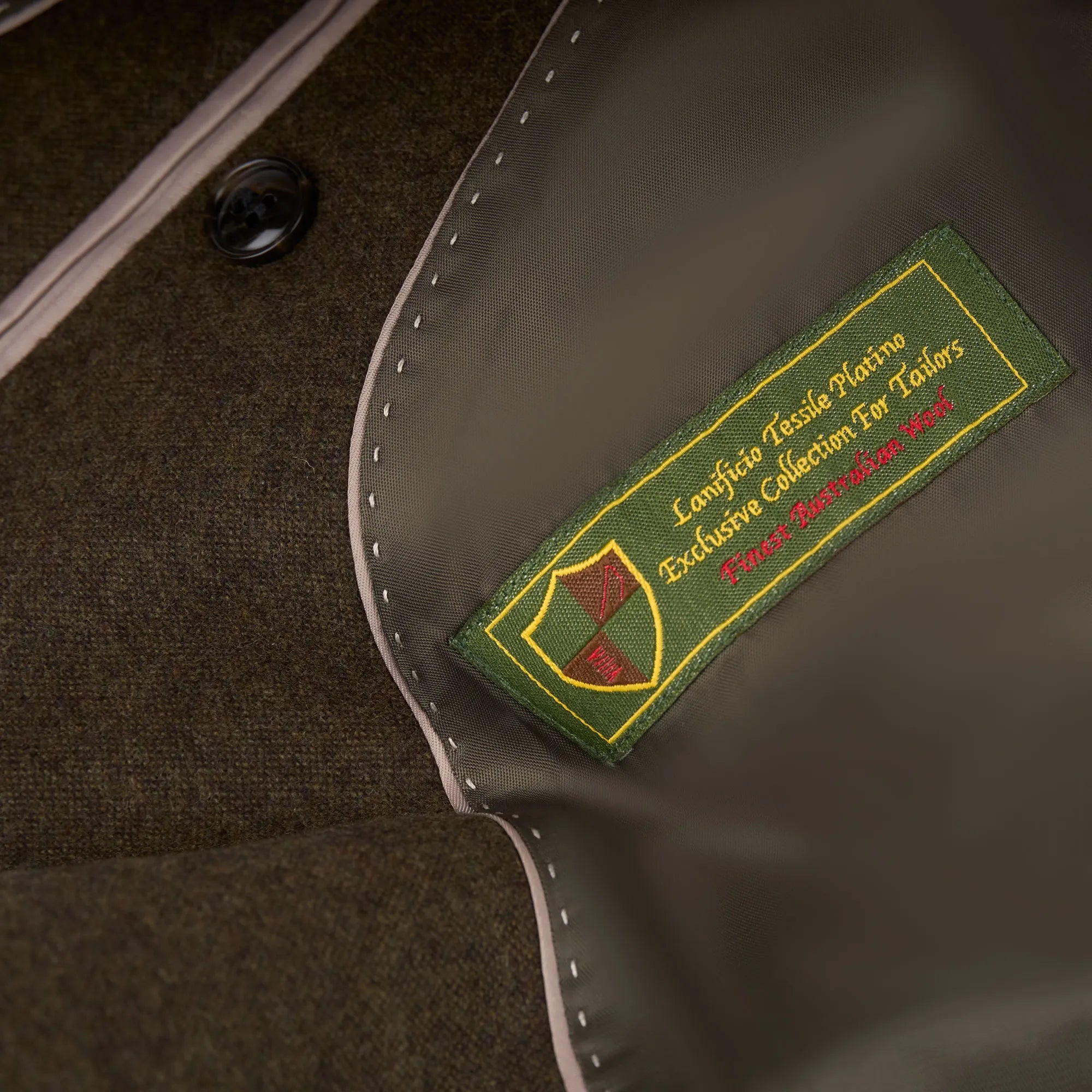 Anzug Prato in Grün aus Wolle und Polyester grün Bild 5