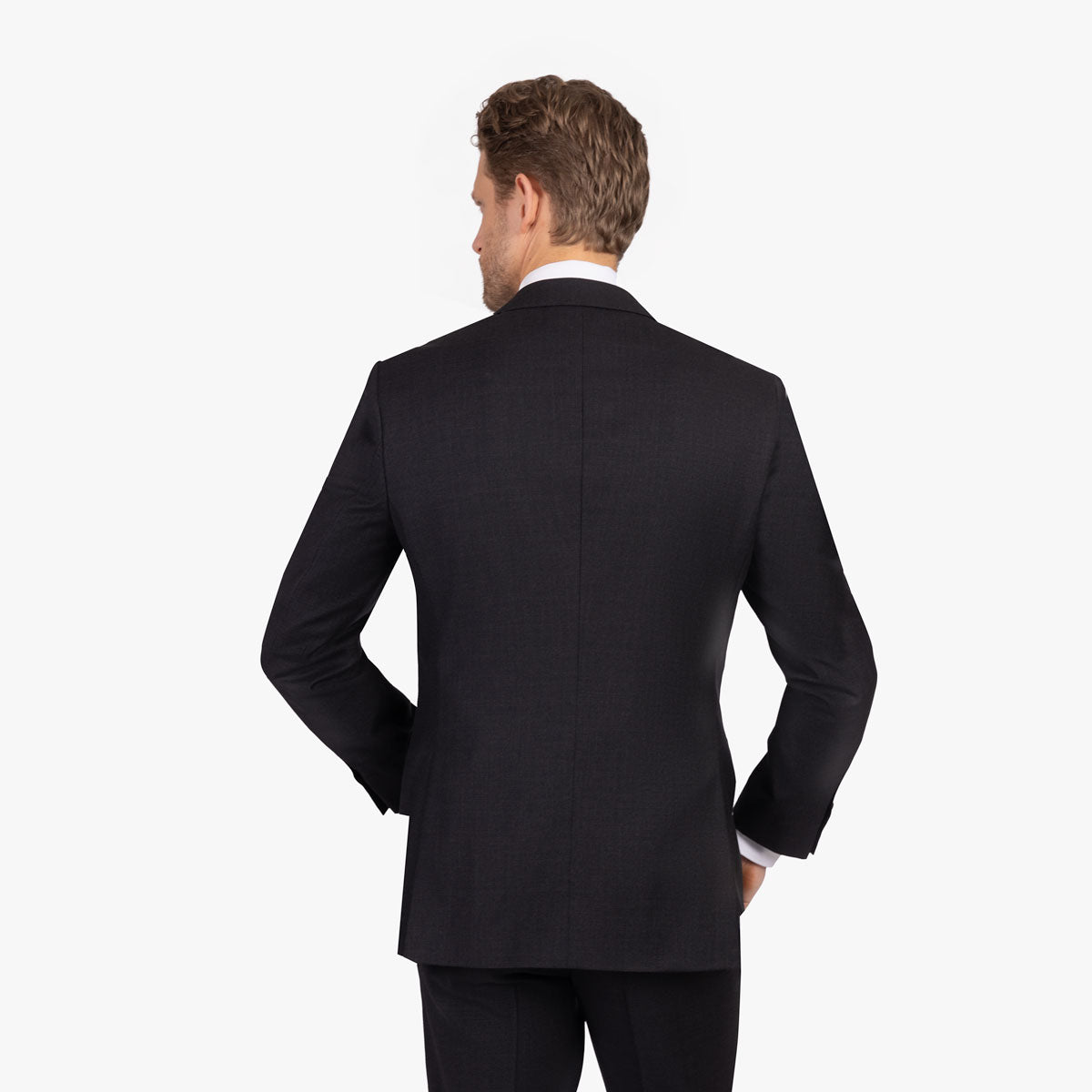 Anzug Prato mit R-Bund in anthrazit antra Bild 5