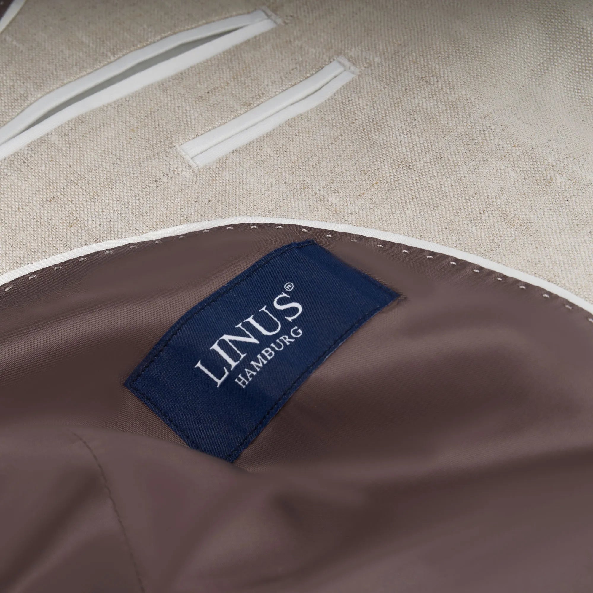 Baukastensakko Prato/I aus Leinen in Beige beige Bild 3