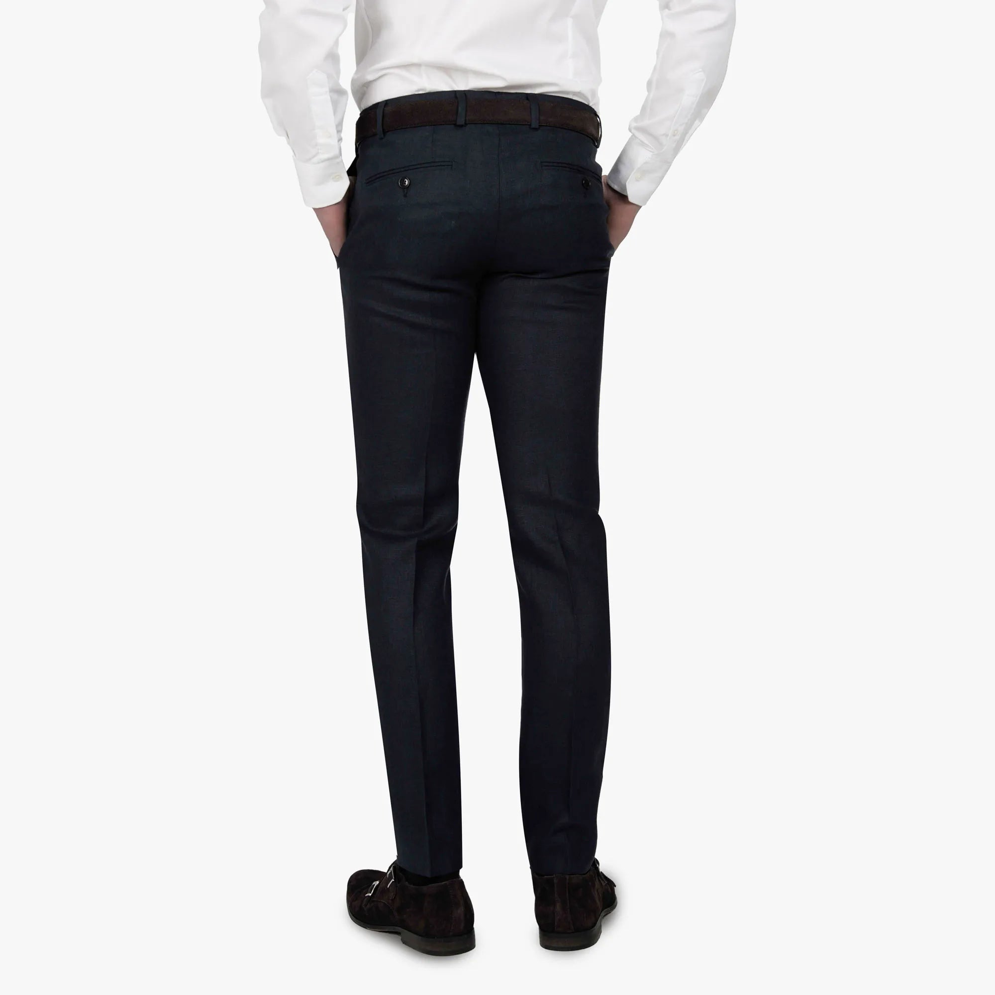 Hose Siena aus reinem Leinen in dunkelblau dkl. blau Bild 2