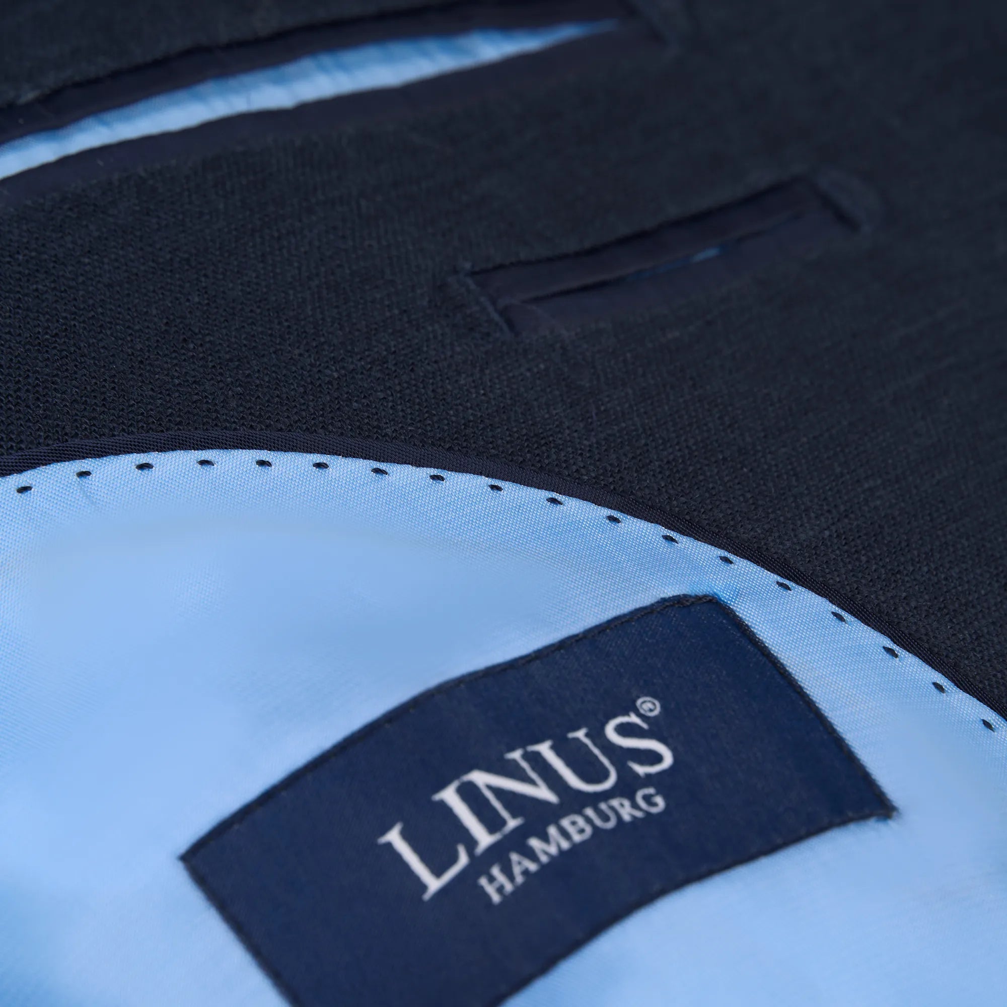 Sakko Genf aus reinem Leinen in dunkelblau dkl. blau Bild 5