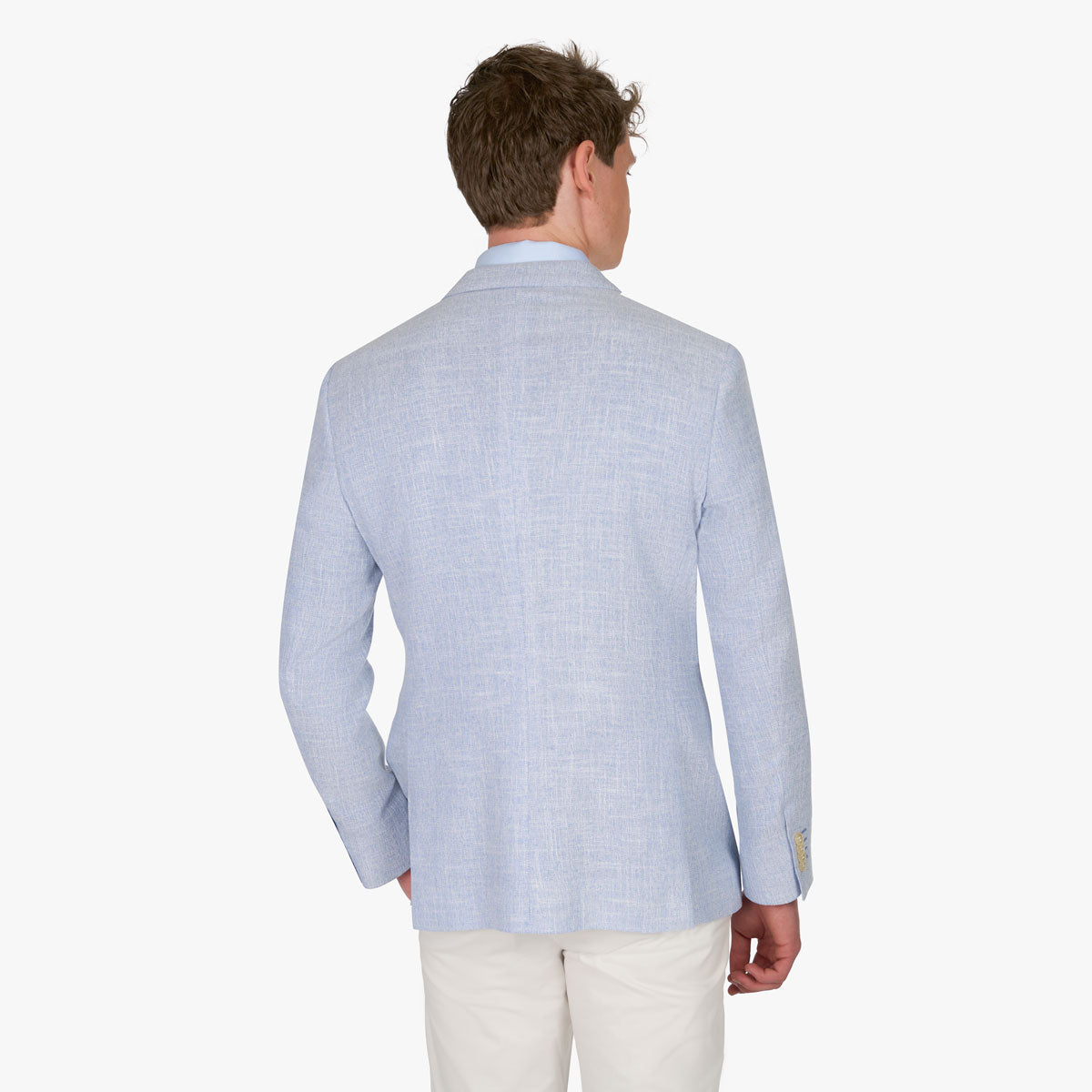 Sakko Genf in hellblau meliert hellblau Bild 2