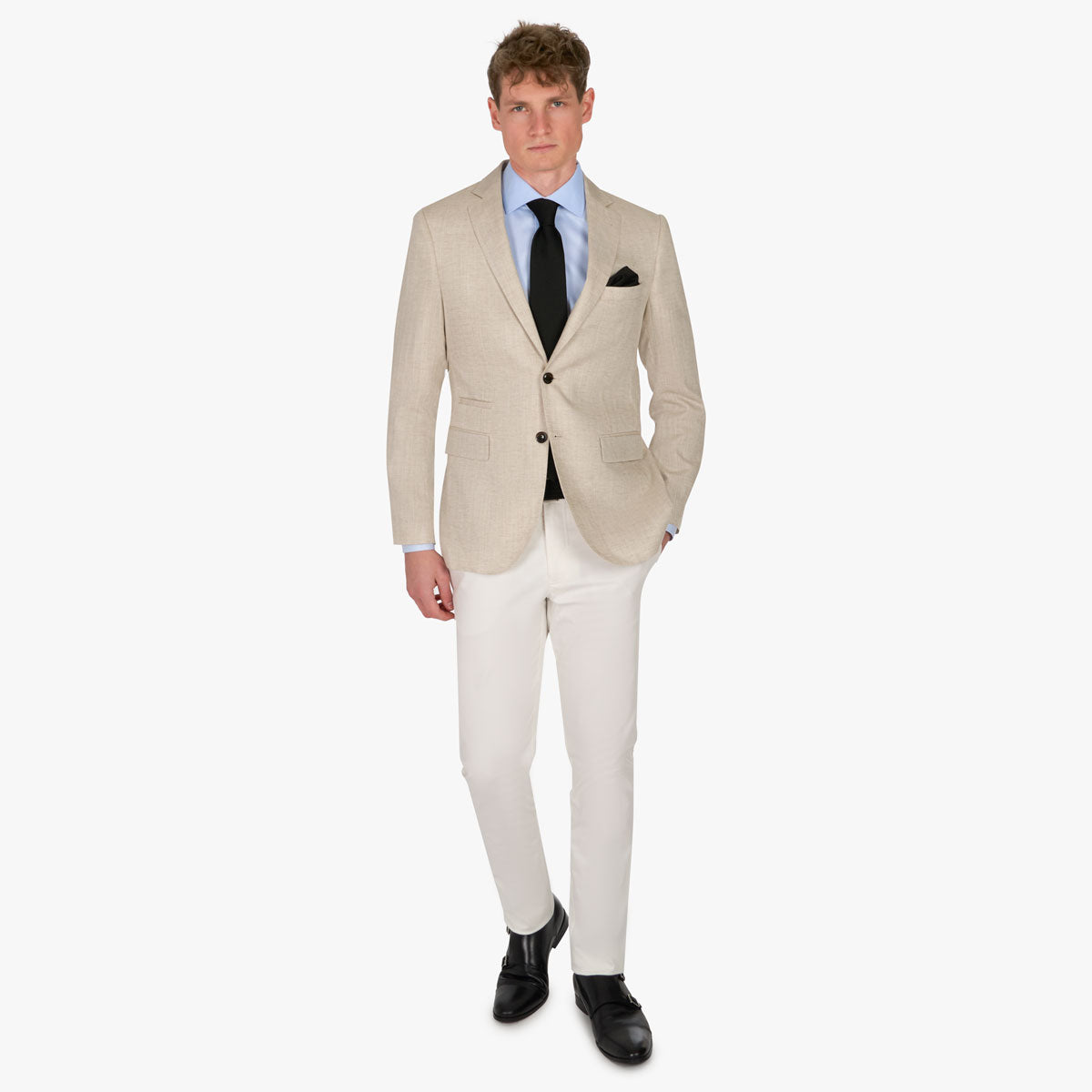 Sakko Pesaro mit Struktur in beige beige/gemustert Bild 2