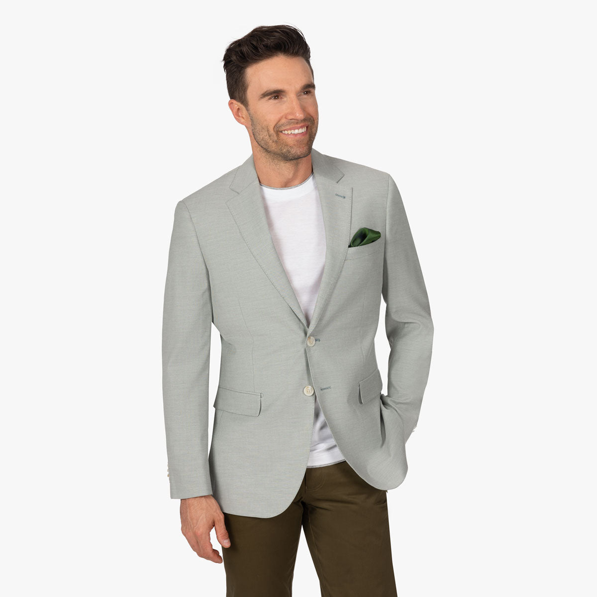 Sakko Prato in einem leichten Grün grün Bild 1