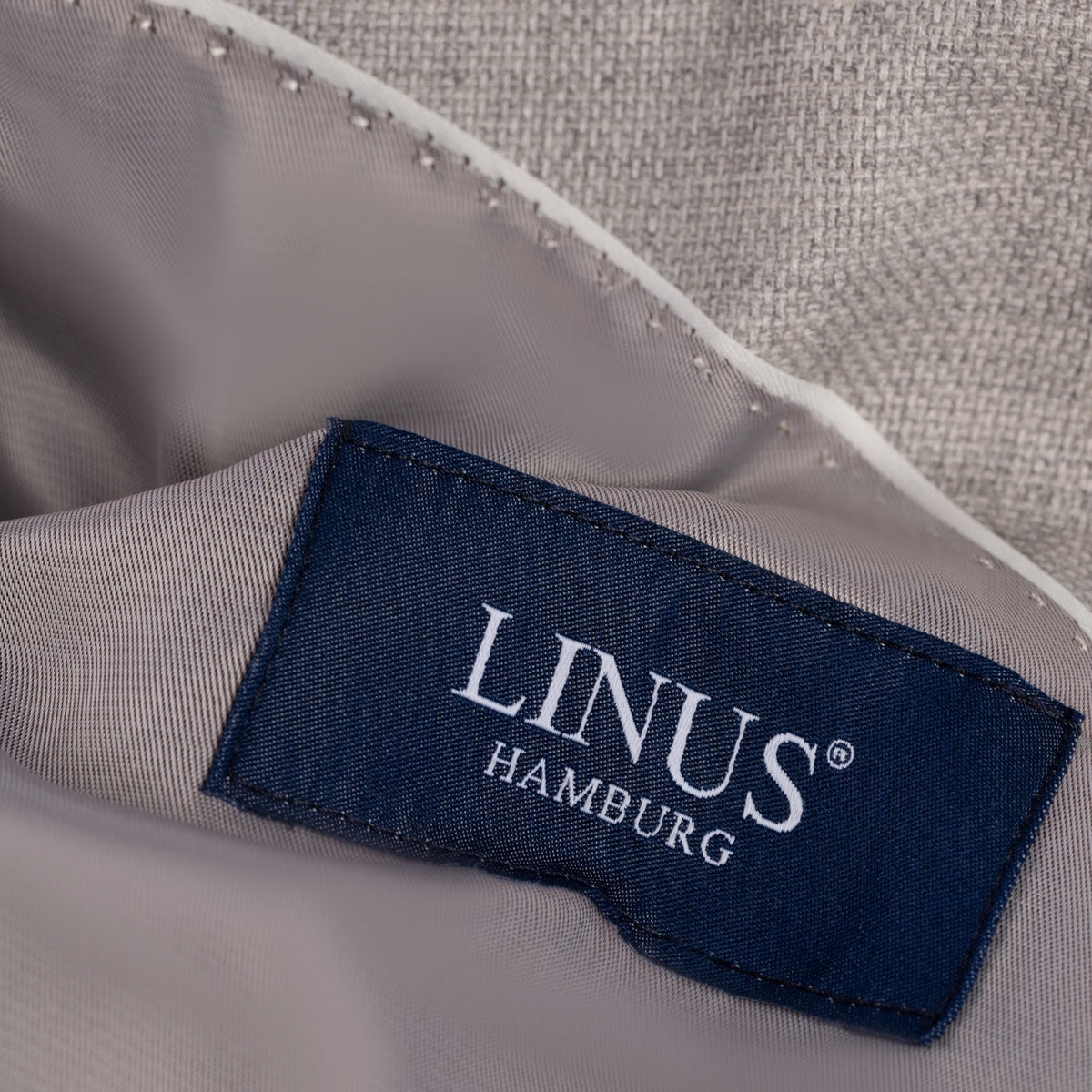 Sakko Prato in graubeige mit Leinenoptik hellgrau Bild 3