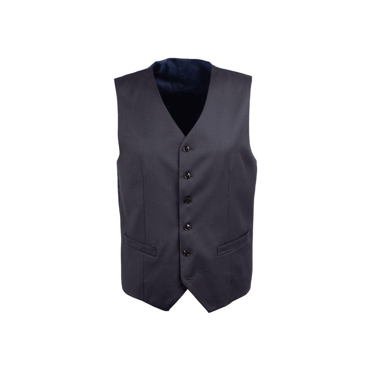 Slim Fit Baukastenweste in anthrazit charcoul Bild 3