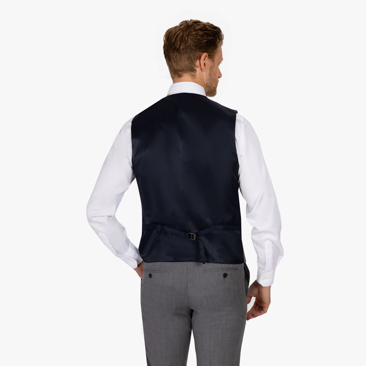 Slim Fit Baukastenweste in grau hellgrau Bild 2