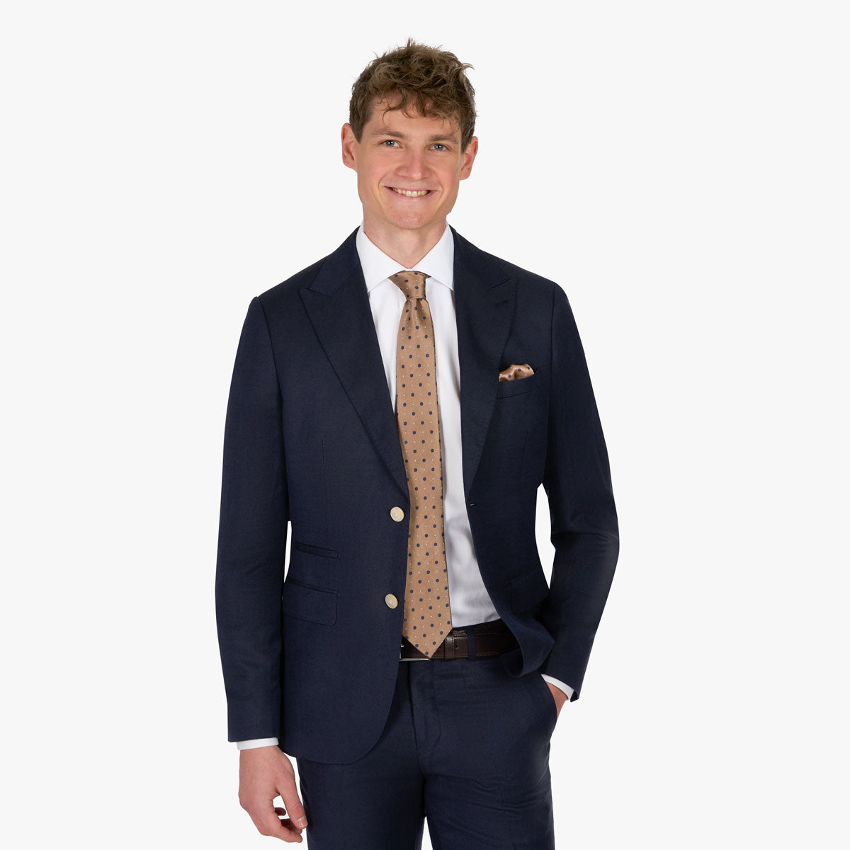 Anzug Fano mit steigendem Revers in dunkelblau dkl. blau Bild 2