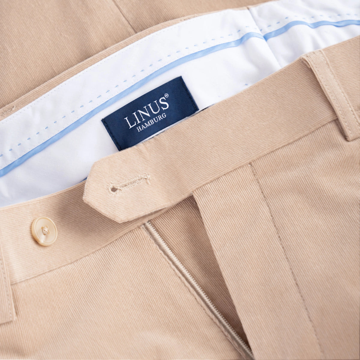 Baukastenhose Siena aus Feincord in Beige beige Bild 3