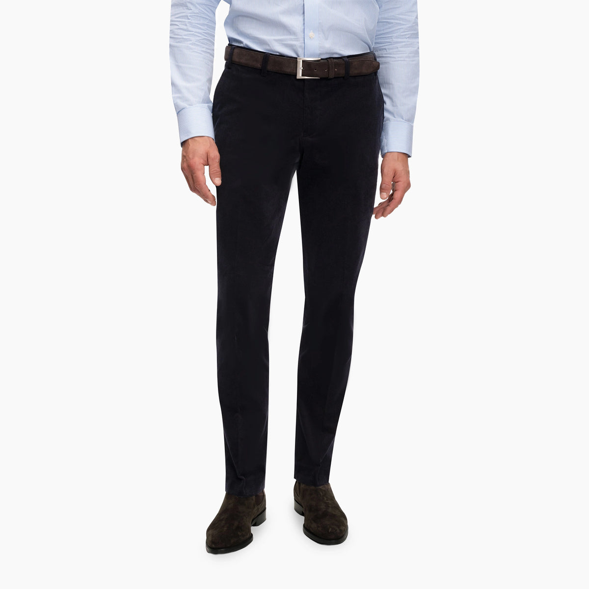 Baukastenhose Siena aus Feincord in Dunkelblau dkl. blau Bild 1