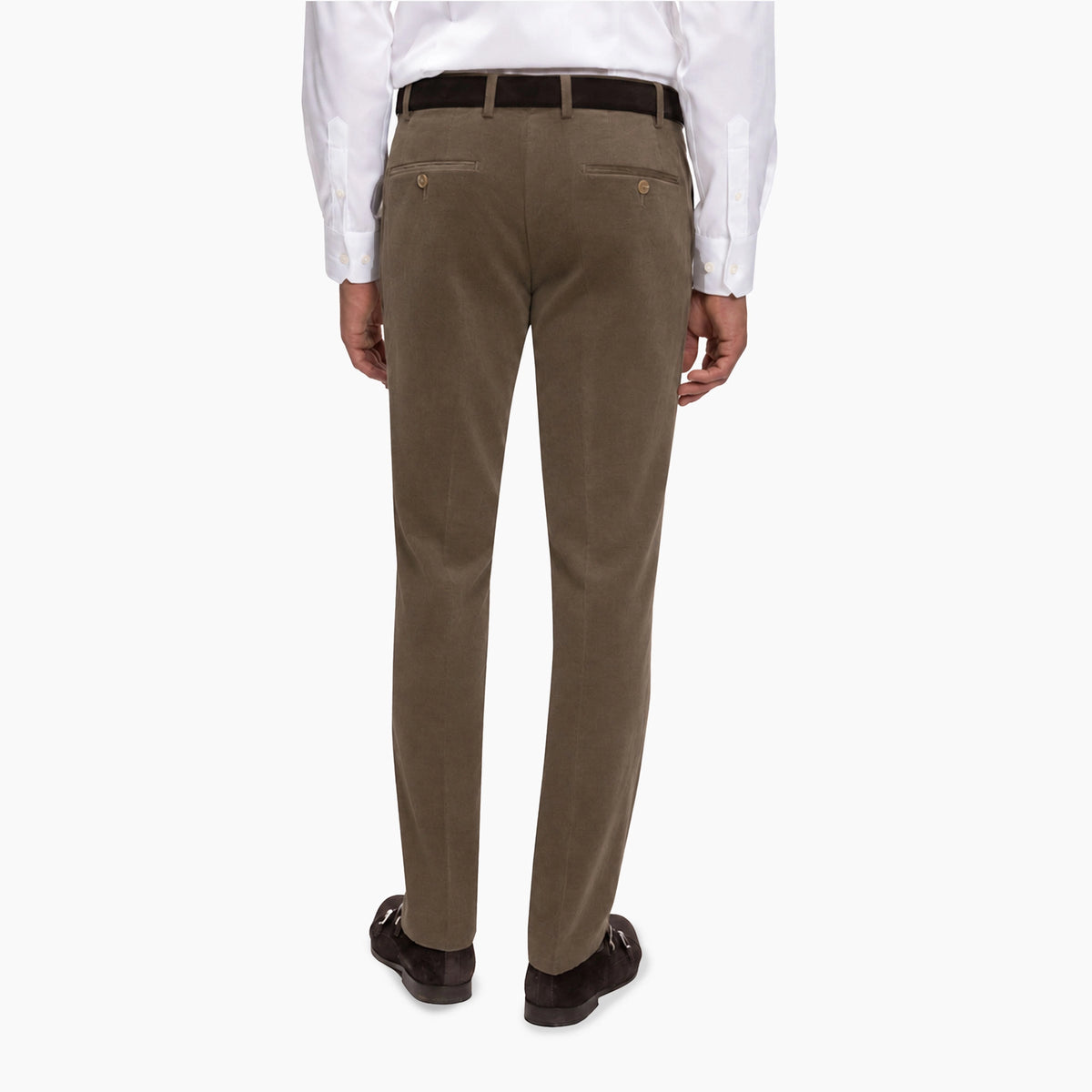 Baukastenhose Siena aus Feincord in Taupe taupe Bild 2