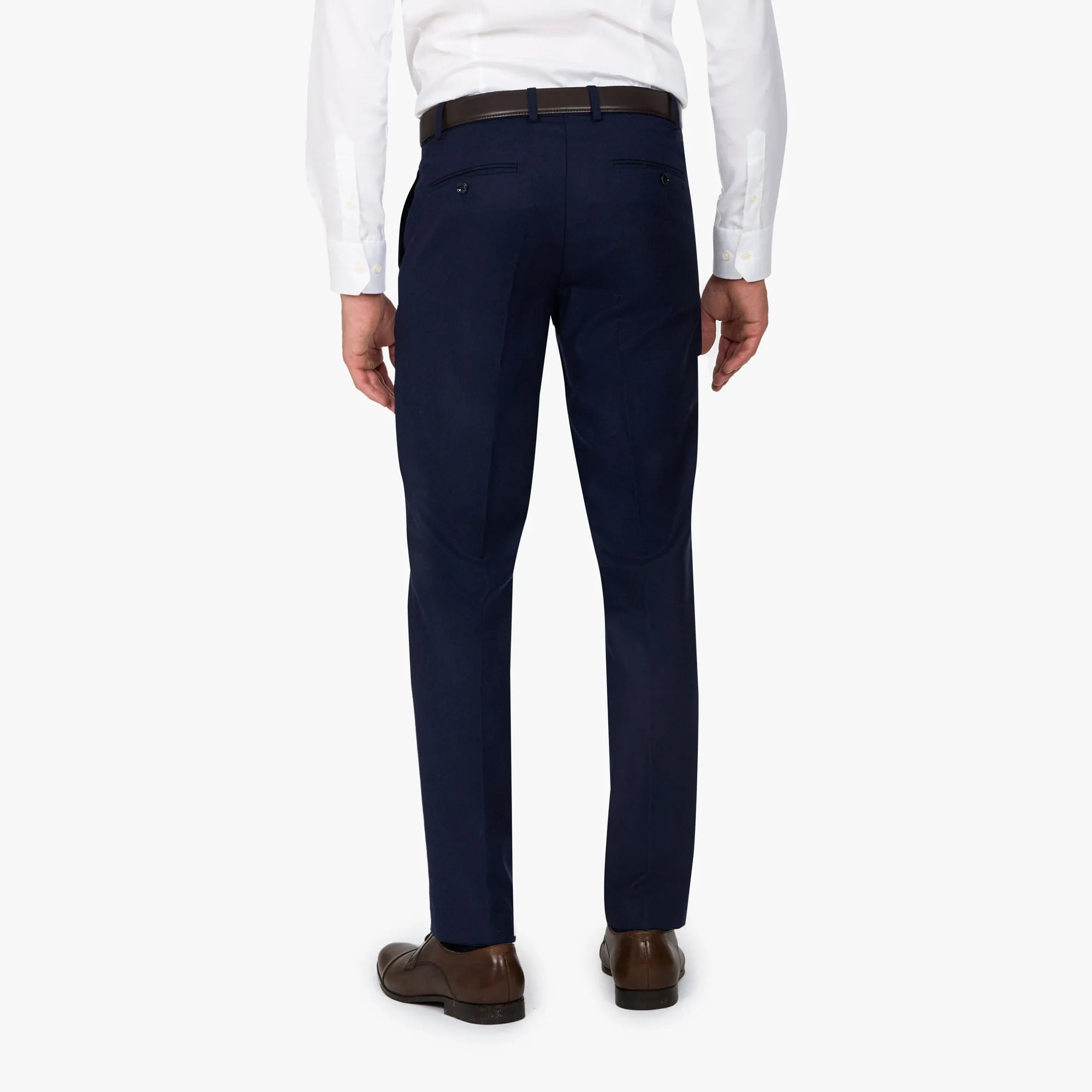 Baukastenhose Rome in Dunkelblau aus Super 100`s Schurwolle dkl. blau Bild 2