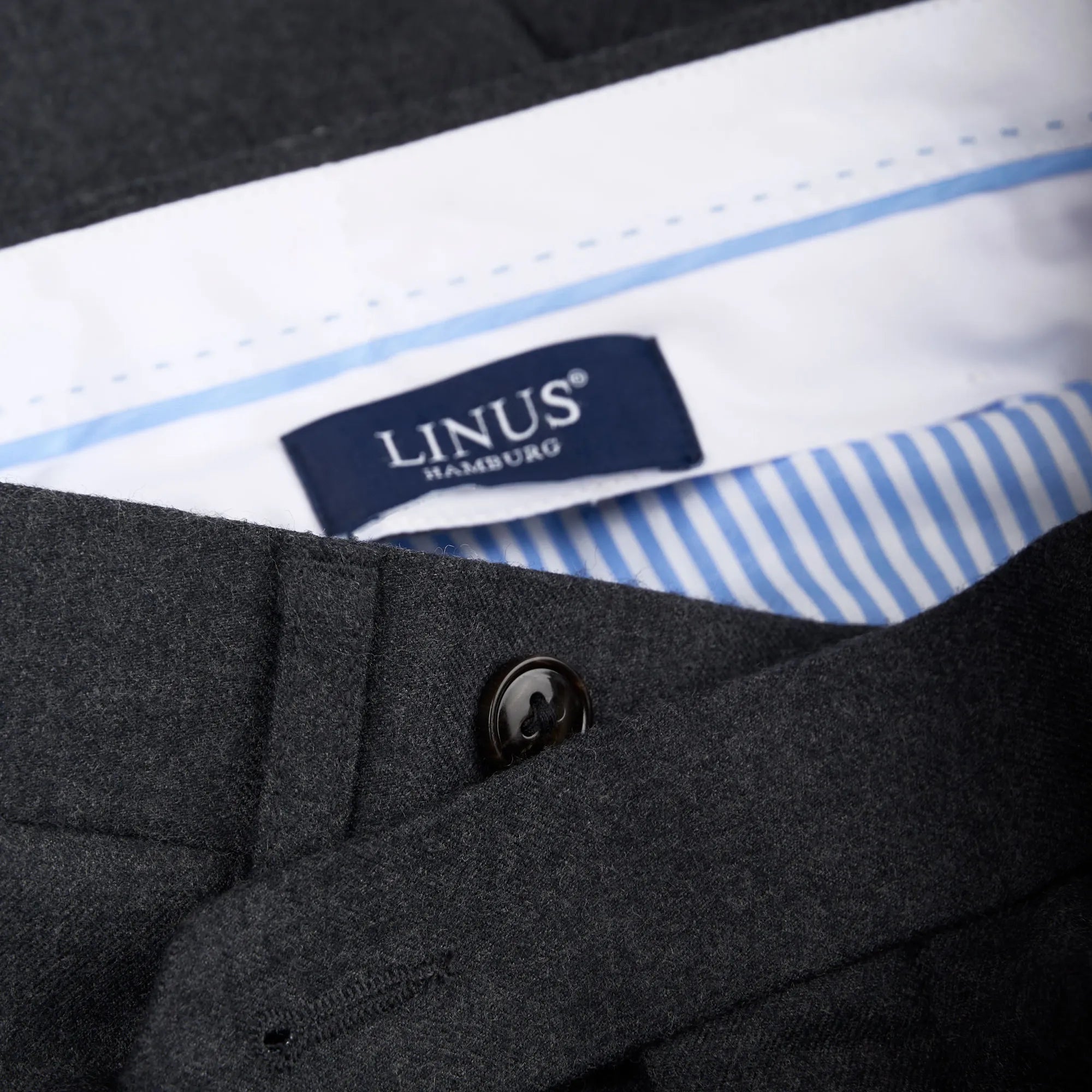 Hose Rome in Anthrazit aus Super 100`s Schurwolle antra Bild 4