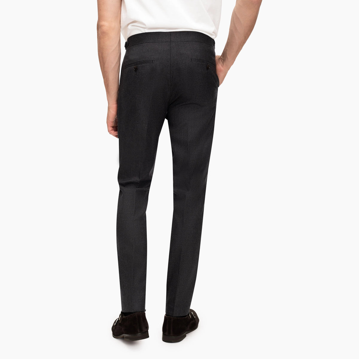 Hose Siena aus 100% Wolle in Anthrazit antra Bild 2