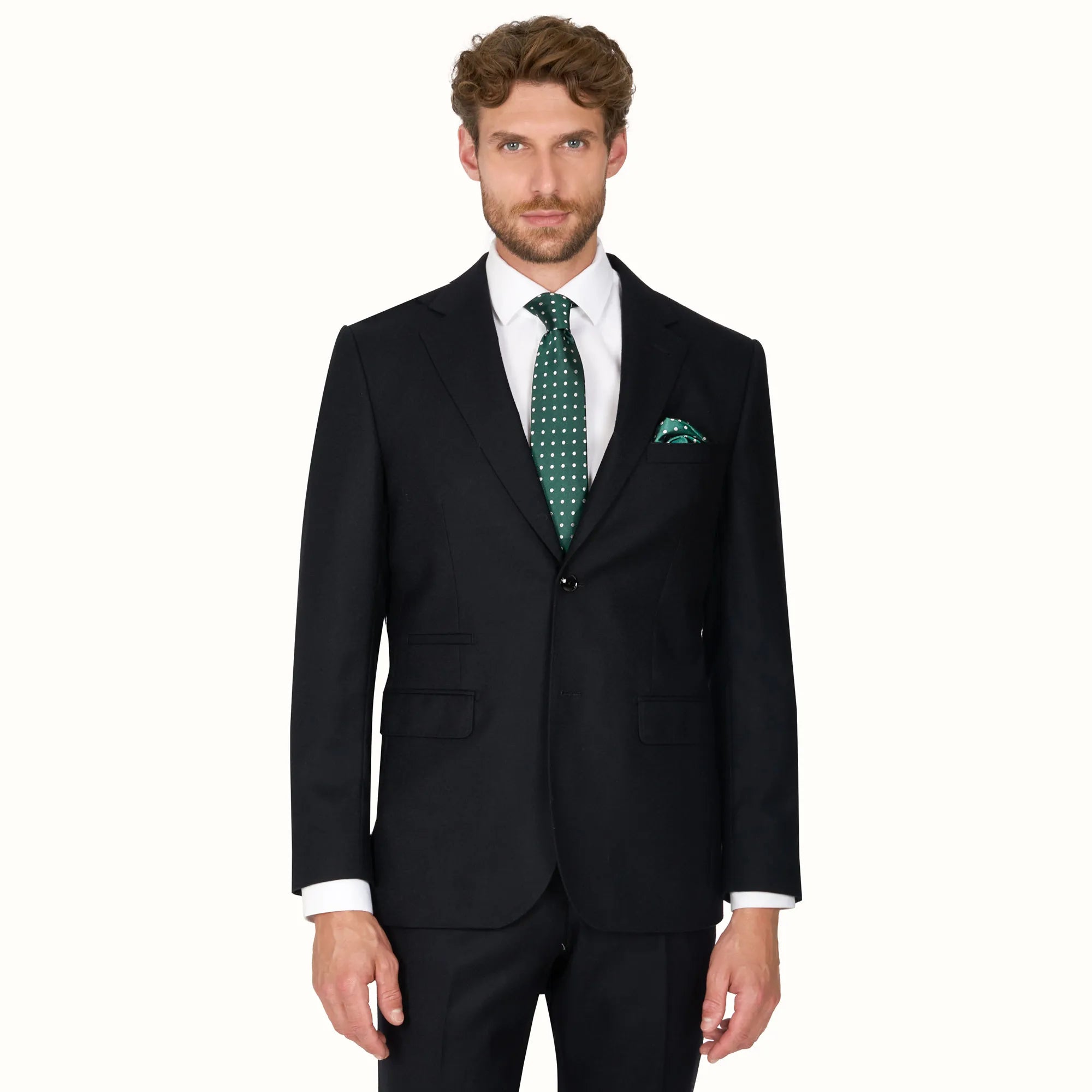 Baukastensakko Pesaro in Schwarz aus Super 100`s Schurwolle schwarz Bild 1