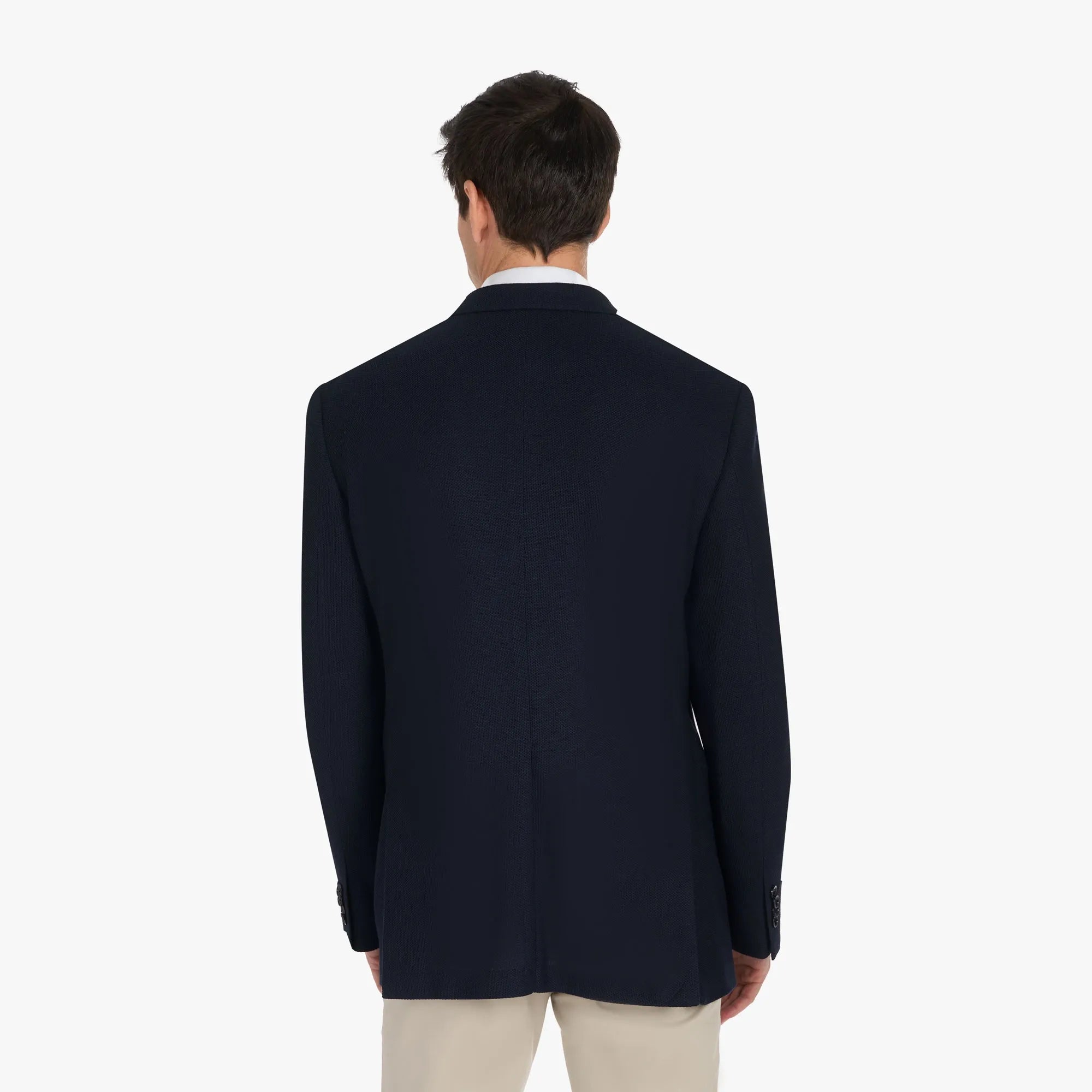 Sakko Prato in Dunkelblau aus Waffelpiqué dkl. blau Bild 2
