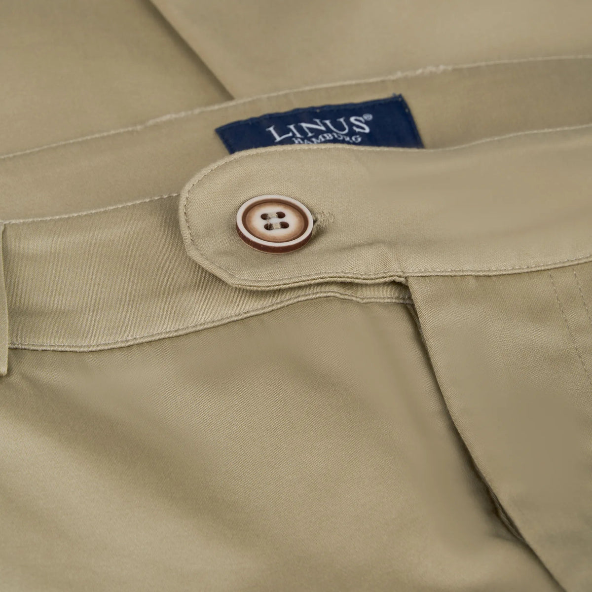 Chino aus Baumwolle und Elasthan in Mittelbeige mittelbeige Bild 3