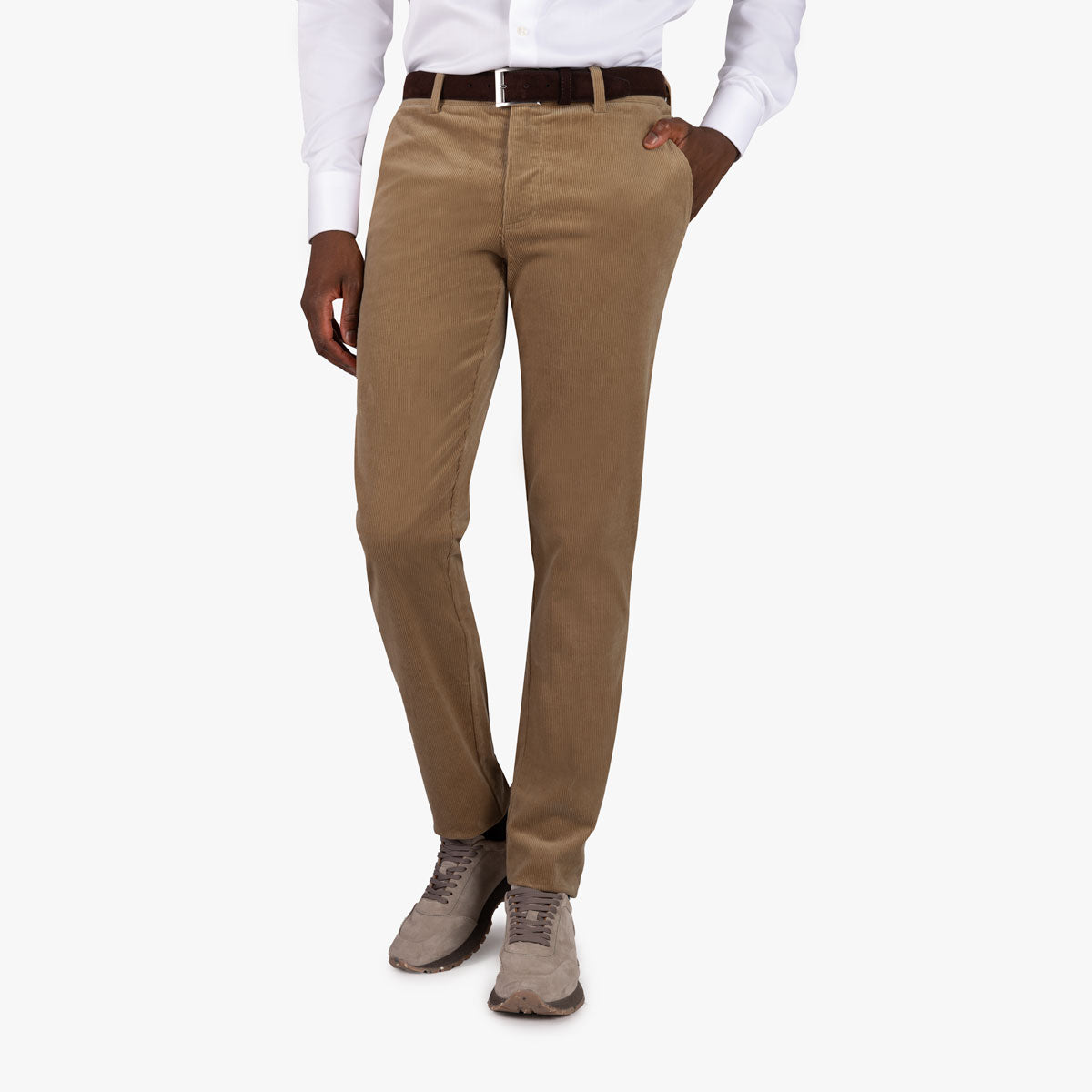 Chino aus Cord in beige beige Bild 1