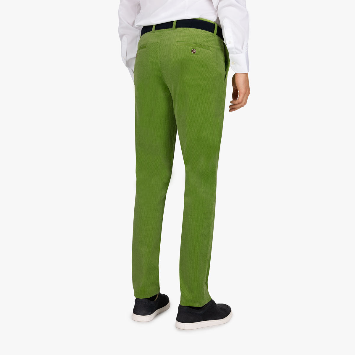 Chino aus Cord in grasgrün grün Bild 2