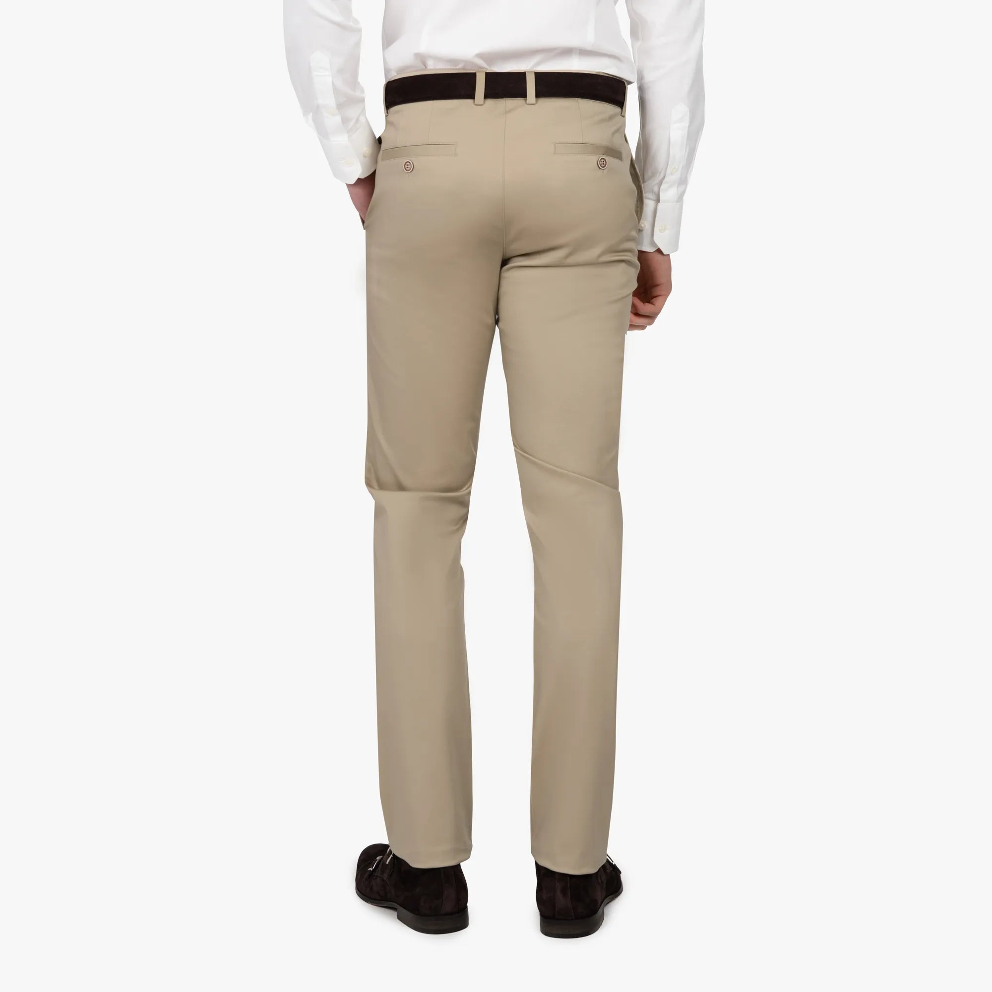 Chino aus Baumwolle und Elasthan in mittelbeige mittelbeige Bild 2