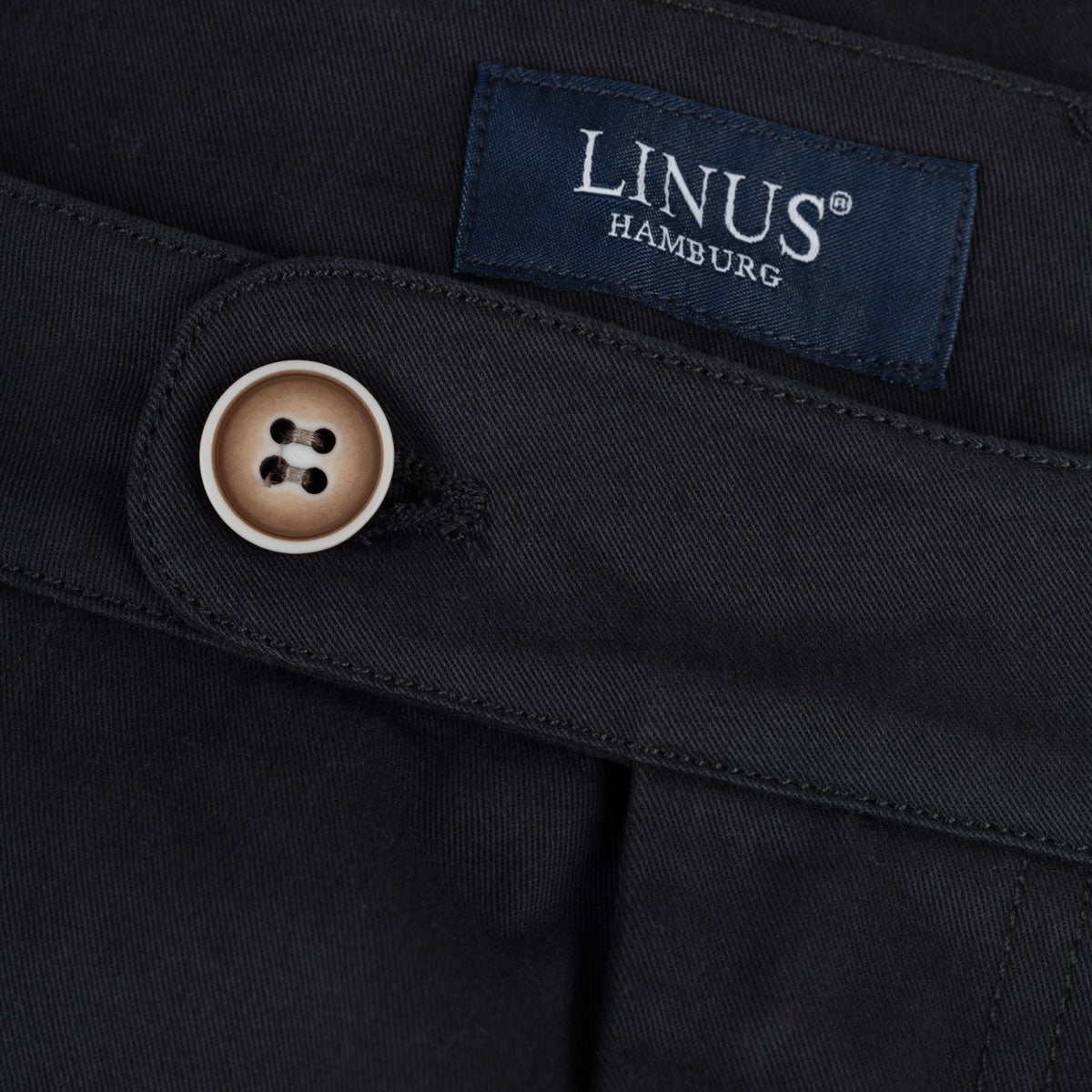 Chinohose aus Baumwolle & Elasthan in dunkelblau drk. blue Bild 4