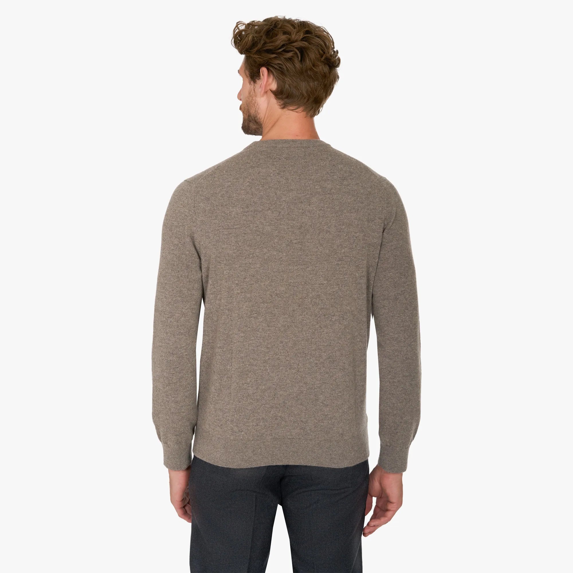 Kaschmirpullover in Hellbraun XA19010-Vapor Bild 2