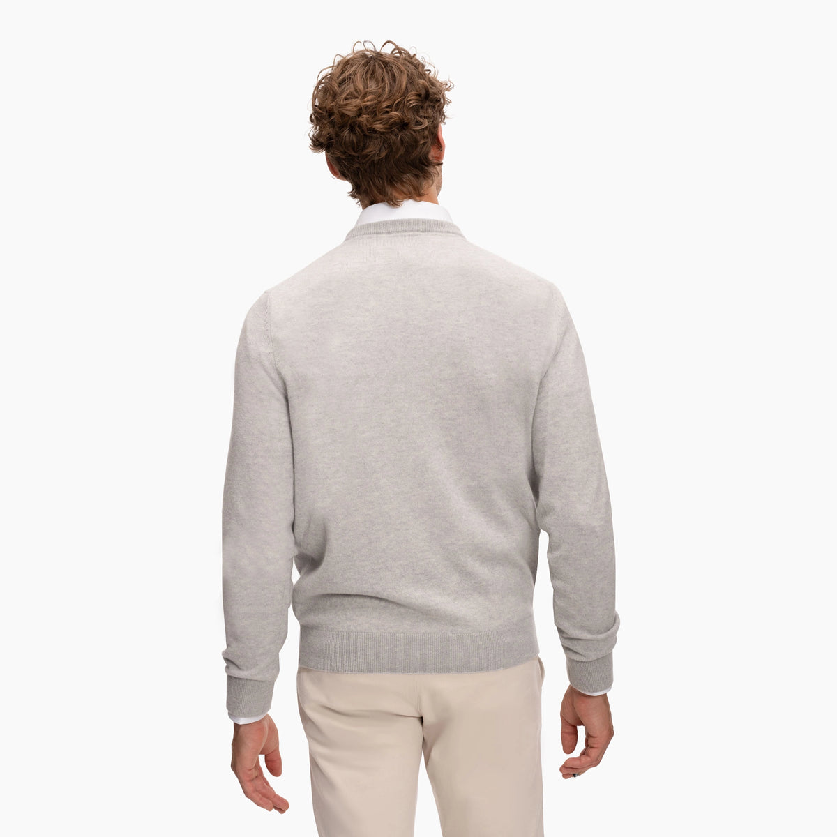Kaschmirpullover in Hellgrau PE25067-Sanderling Bild 2