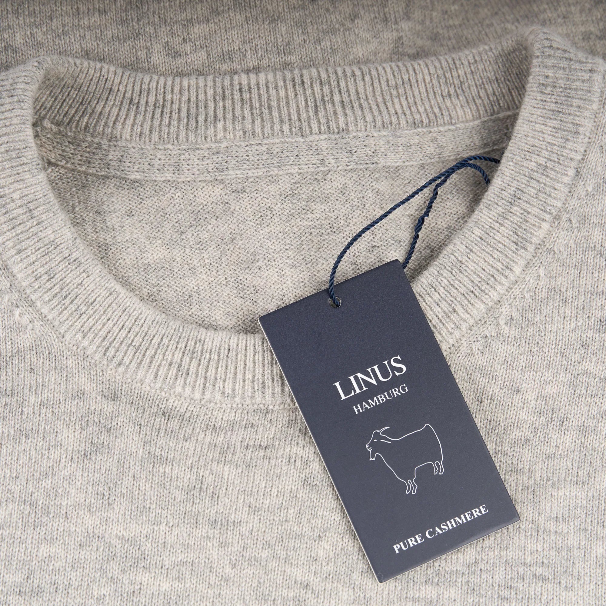 Kaschmirpullover in Hellgrau PE25113-Mist Bild 6