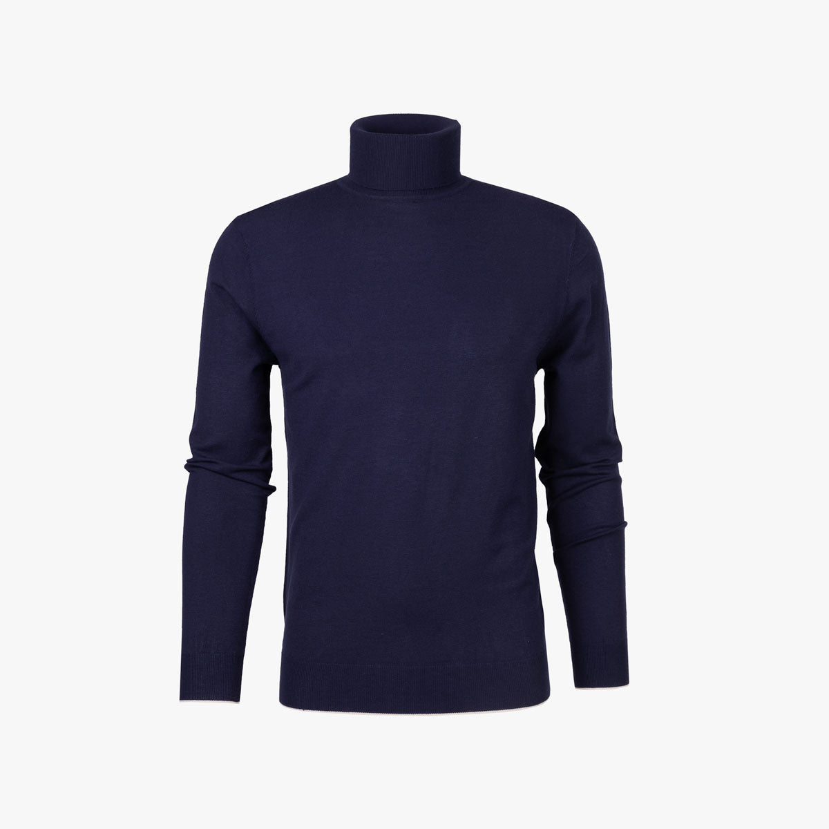 Rollkragenpullover in dunkelblau AF847 contrast AF840 Bild 3