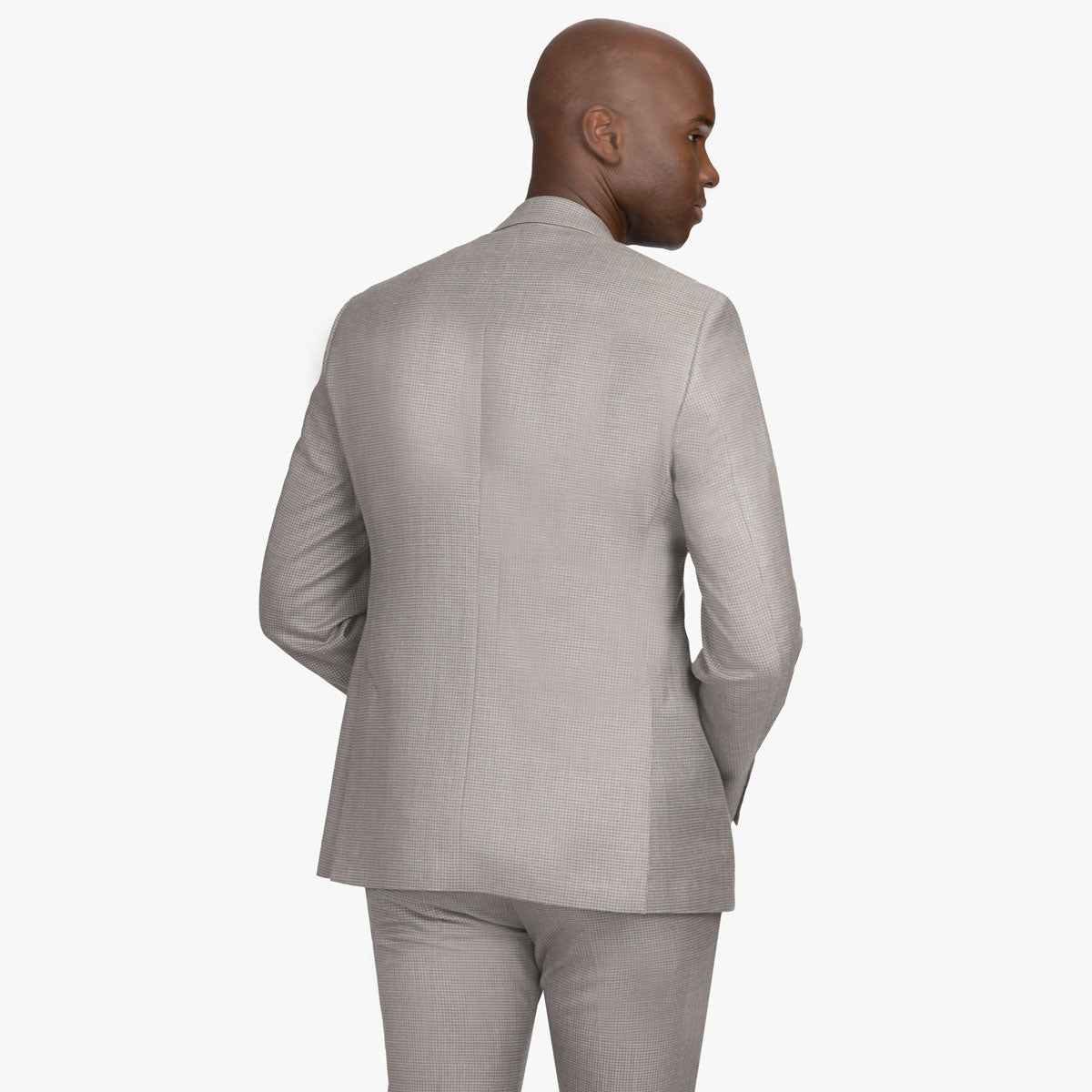 Anzug Biella mit Houndstooth-Muster in braun braun/gemustert Bild 3