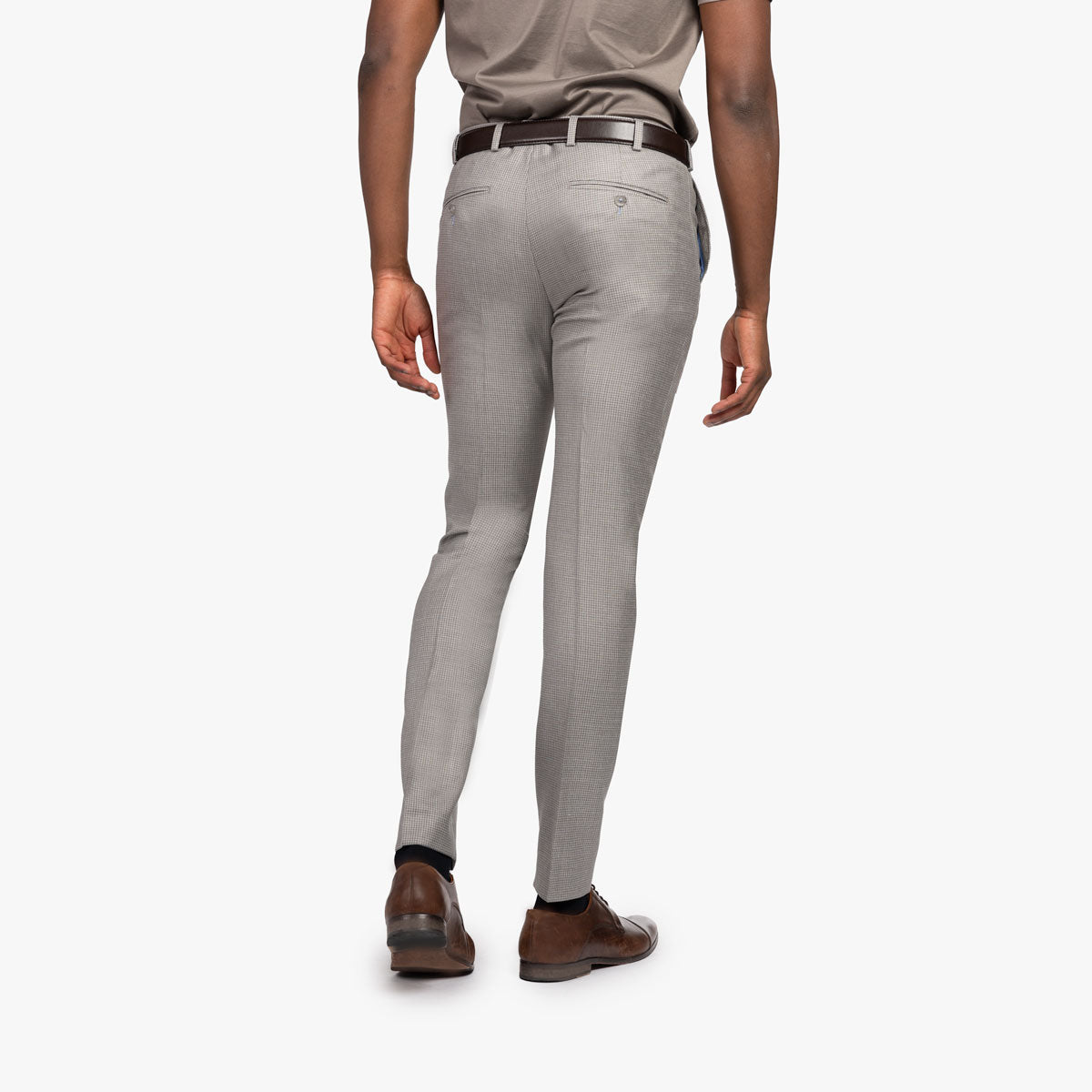 Anzug Biella mit Houndstooth-Muster in braun braun/gemustert Bild 5