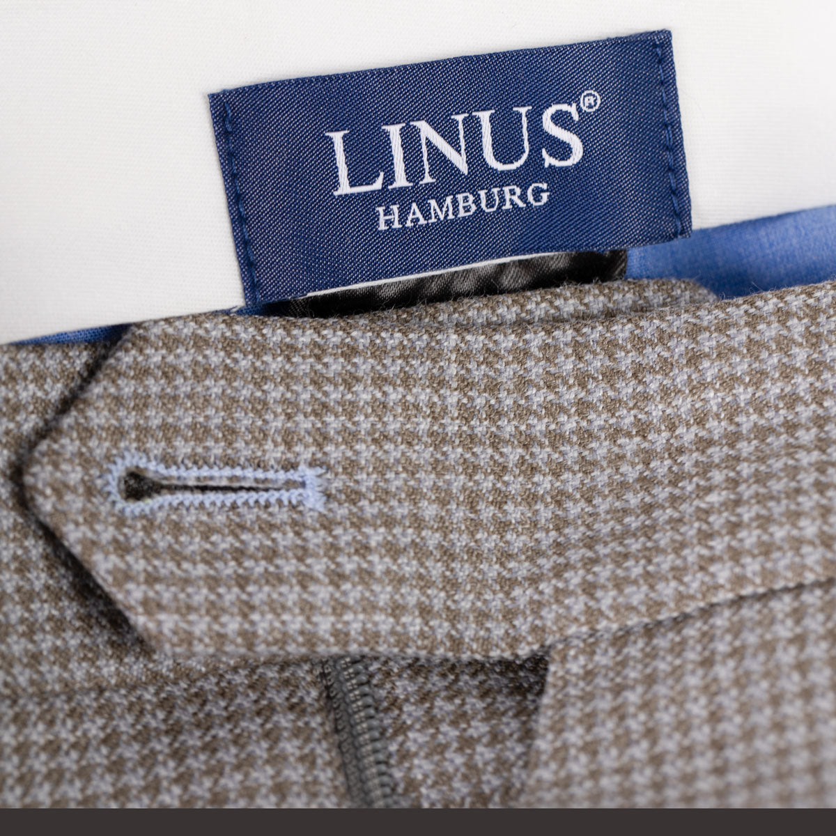 Anzug Biella mit Houndstooth-Muster in braun braun/gemustert Bild 7