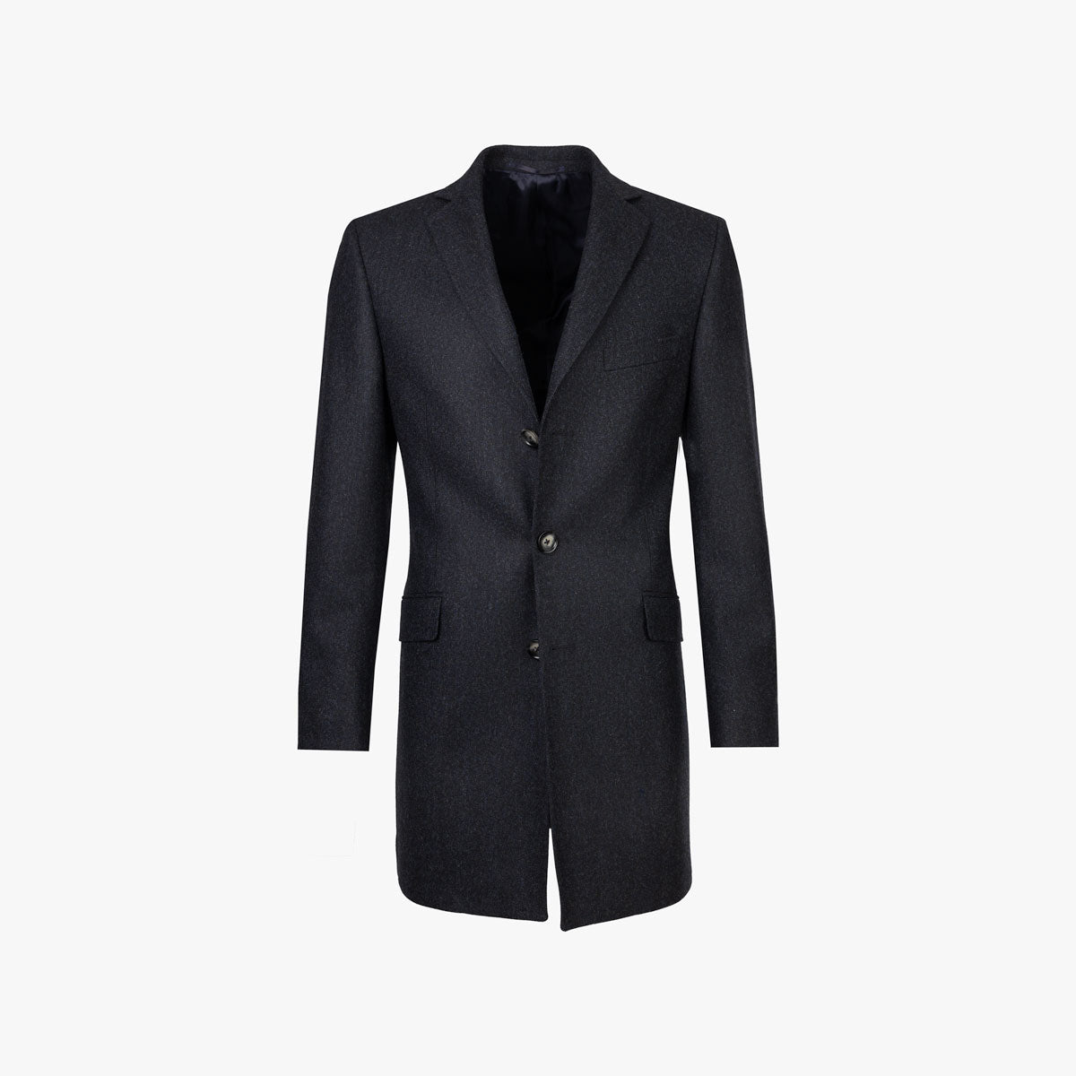 Kurzmantel London mit Fischgrat in dunkelblau blau/gemustert Bild 3