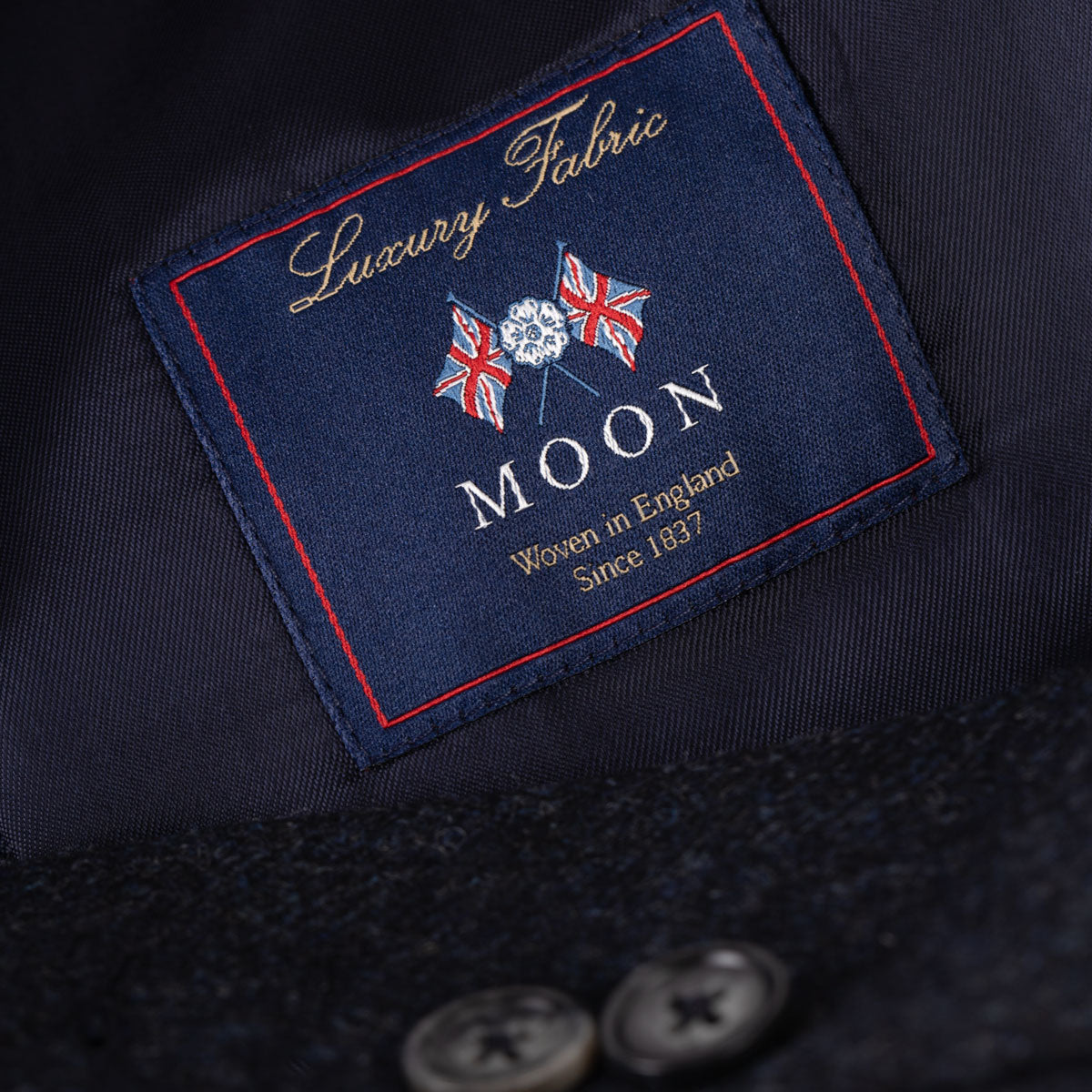 Kurzmantel London mit Fischgrat in dunkelblau blau/gemustert Bild 6