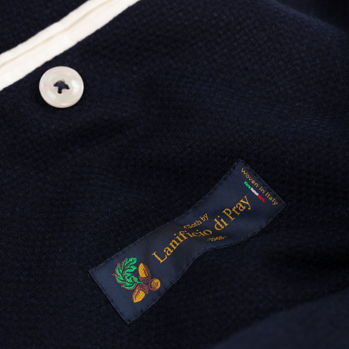 Sakko Genf in dunkelblauer Panamabindung und Kaschmiranteil dkl. blau Bild 4