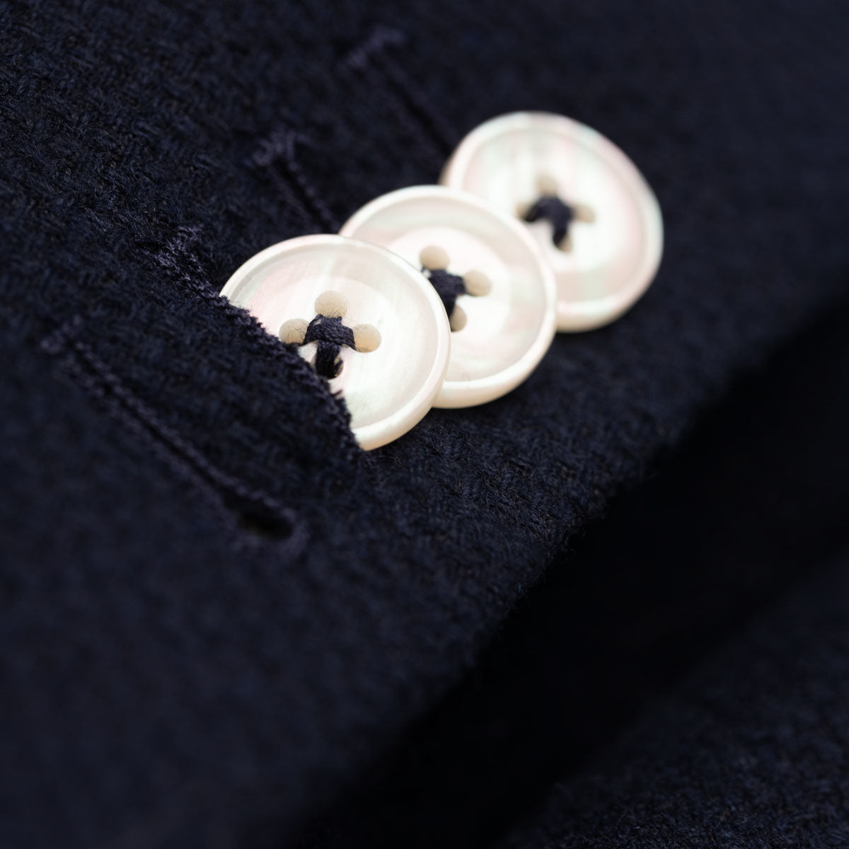 Sakko Genf in dunkelblauer Panamabindung und Kaschmiranteil dkl. blau Bild 5