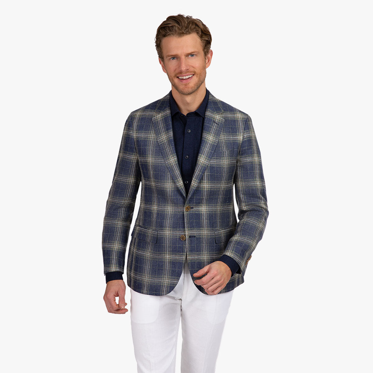 Sakko Genf kariert in blau blau/karo Bild 1